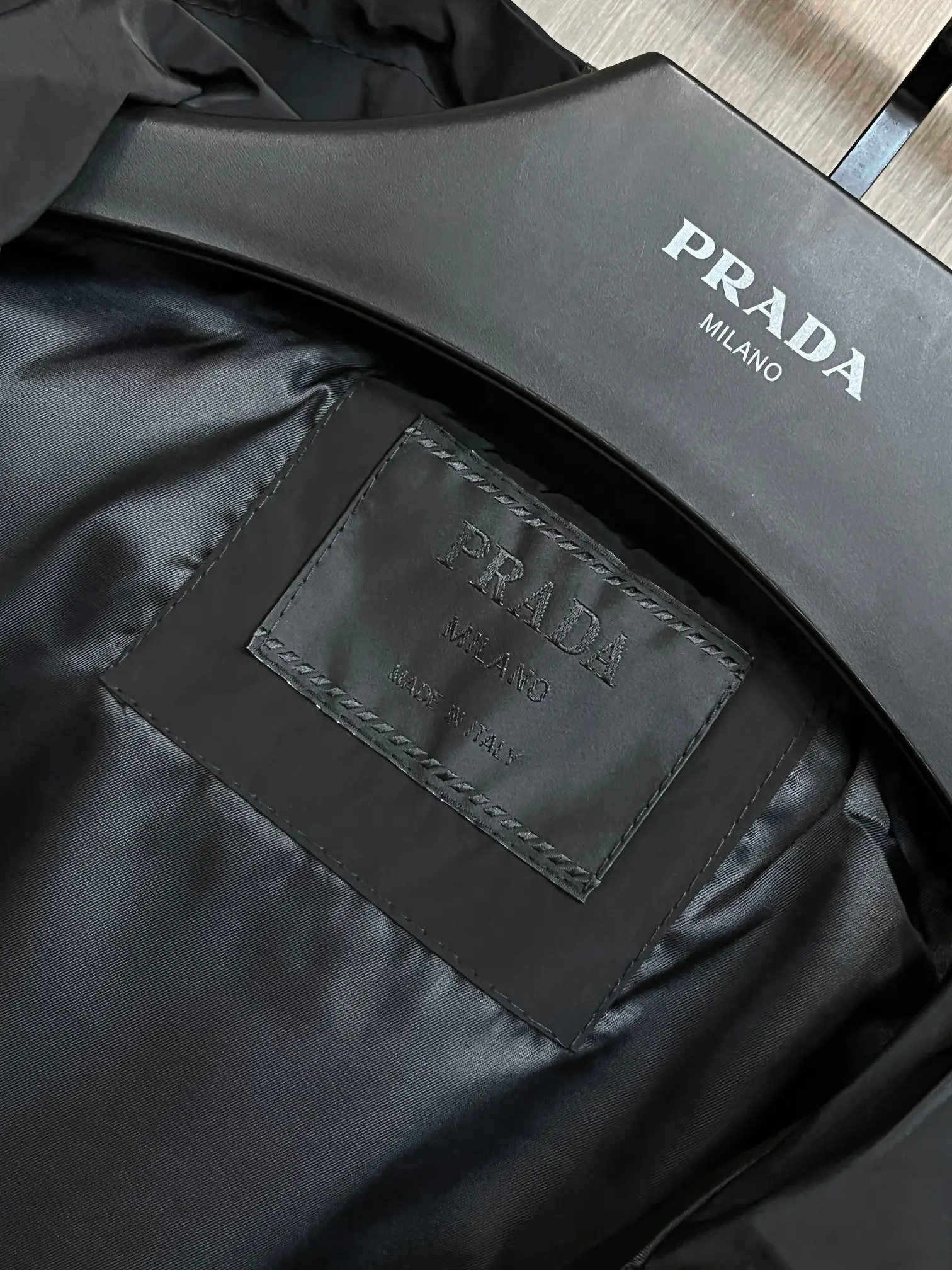 Hooded Nylon Windbreaker Jacket D38014394 — view 5