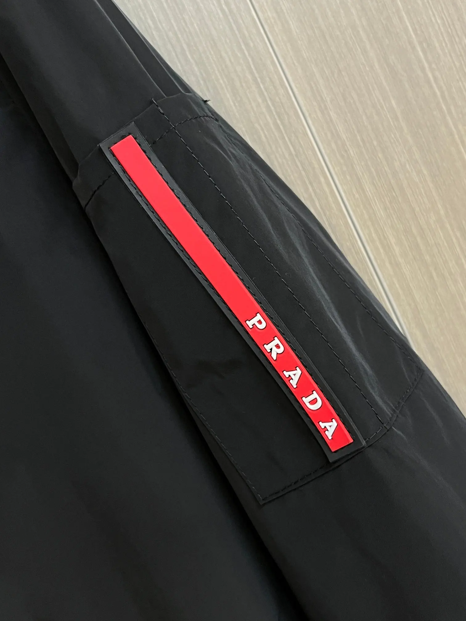 Hooded Nylon Windbreaker Jacket D38014394 — view 7