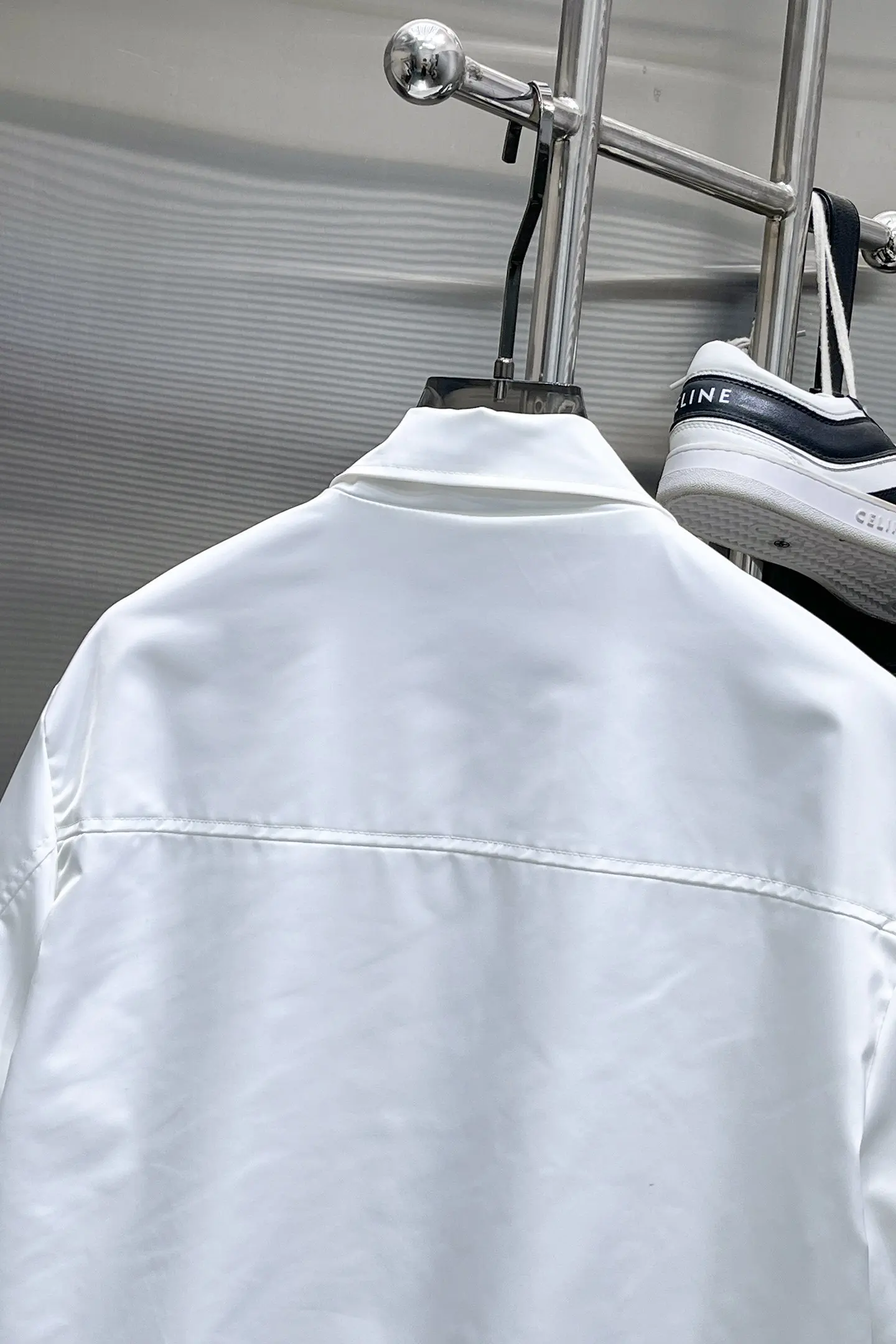 Logo-Appliquéd Zip-Up Blouson Jacket D38014455 — view 5
