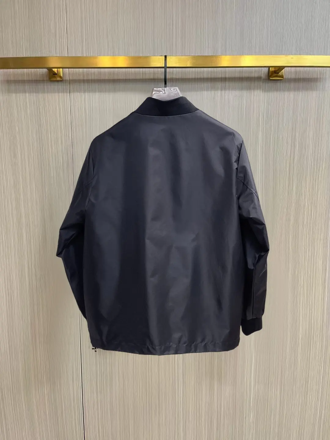 Logo-Appliquéd Shell Bomber Jacket D38014466 — view 2