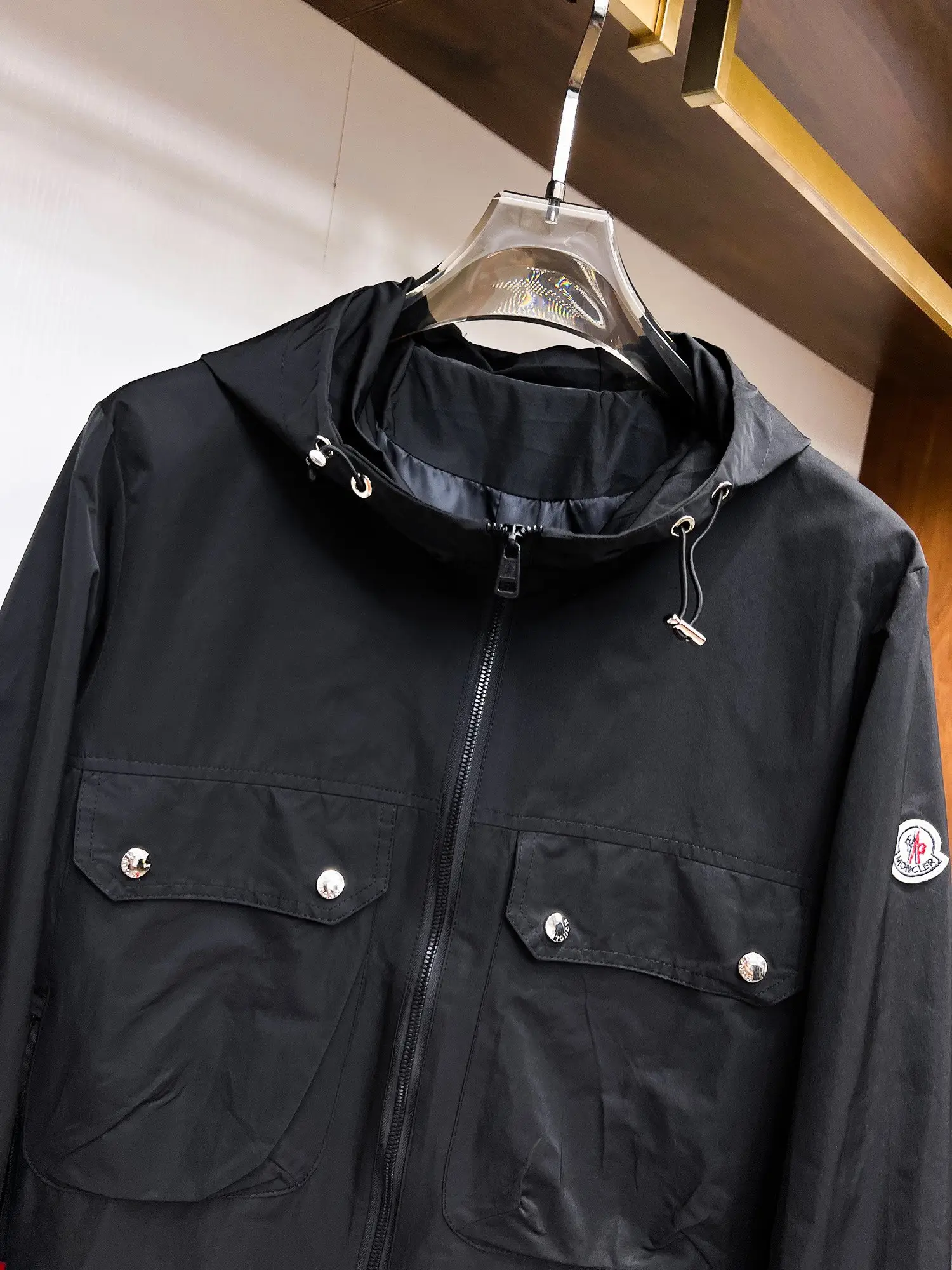 Hooded Shell Field Jacket D38014726 — view 4