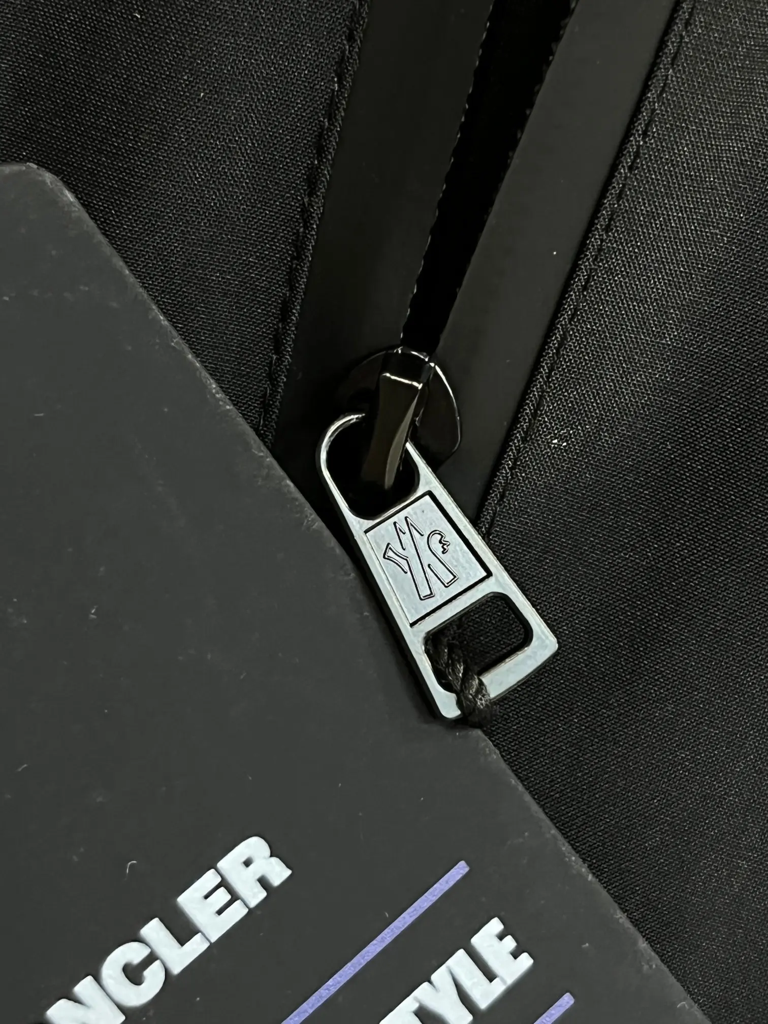 Hooded Shell Jacket with Logo Detail D38014402 — view 6