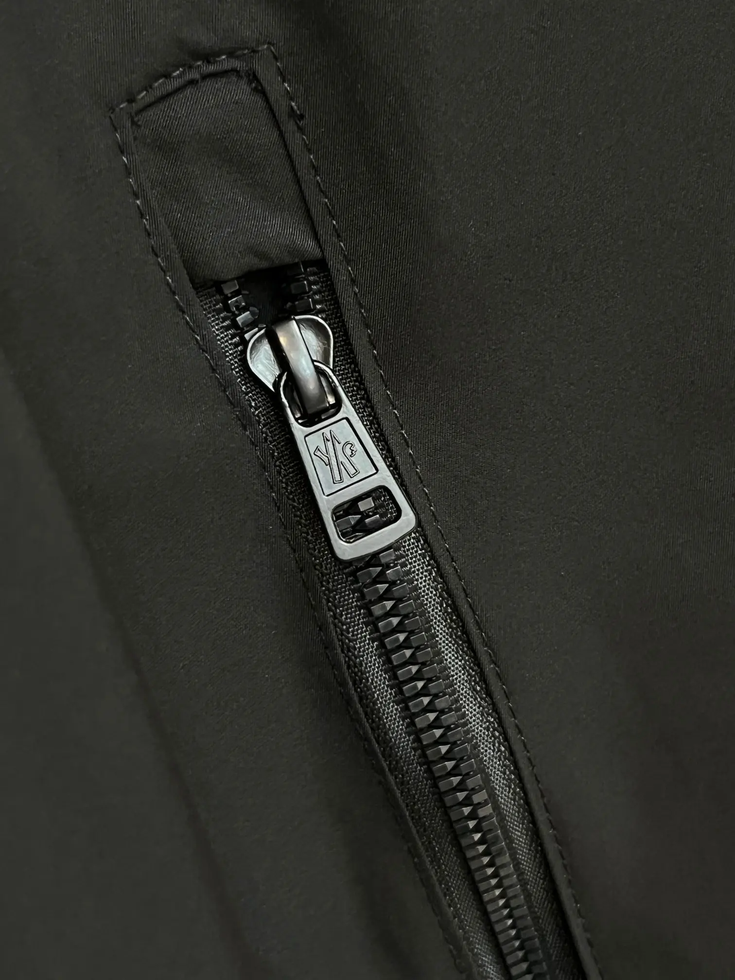 Logo-Appliqué Zip-Up Harrington Jacket D38014294 — view 7