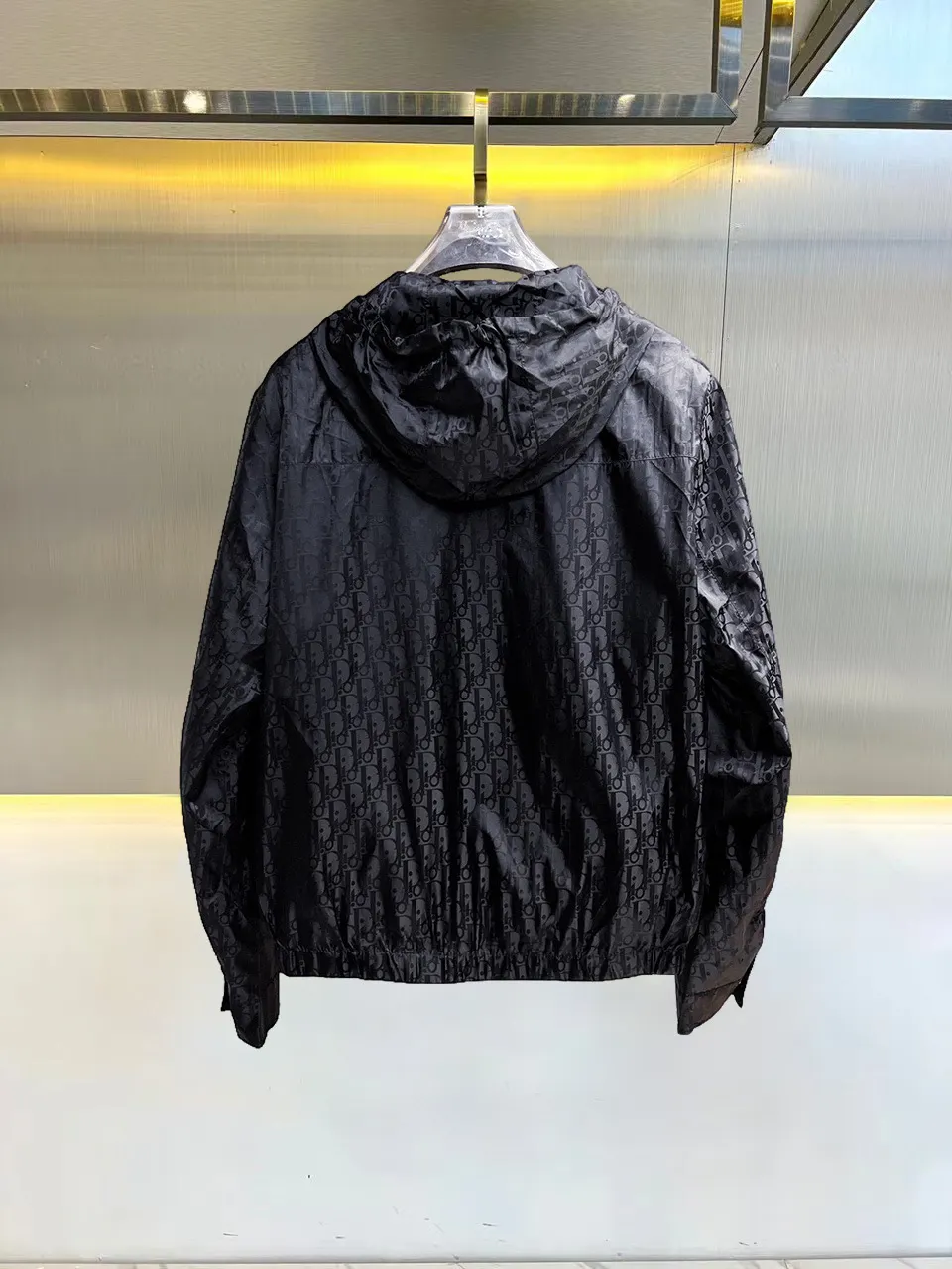 Oblique Jacquard Hooded Windbreaker Jacket D38014713 — view 2