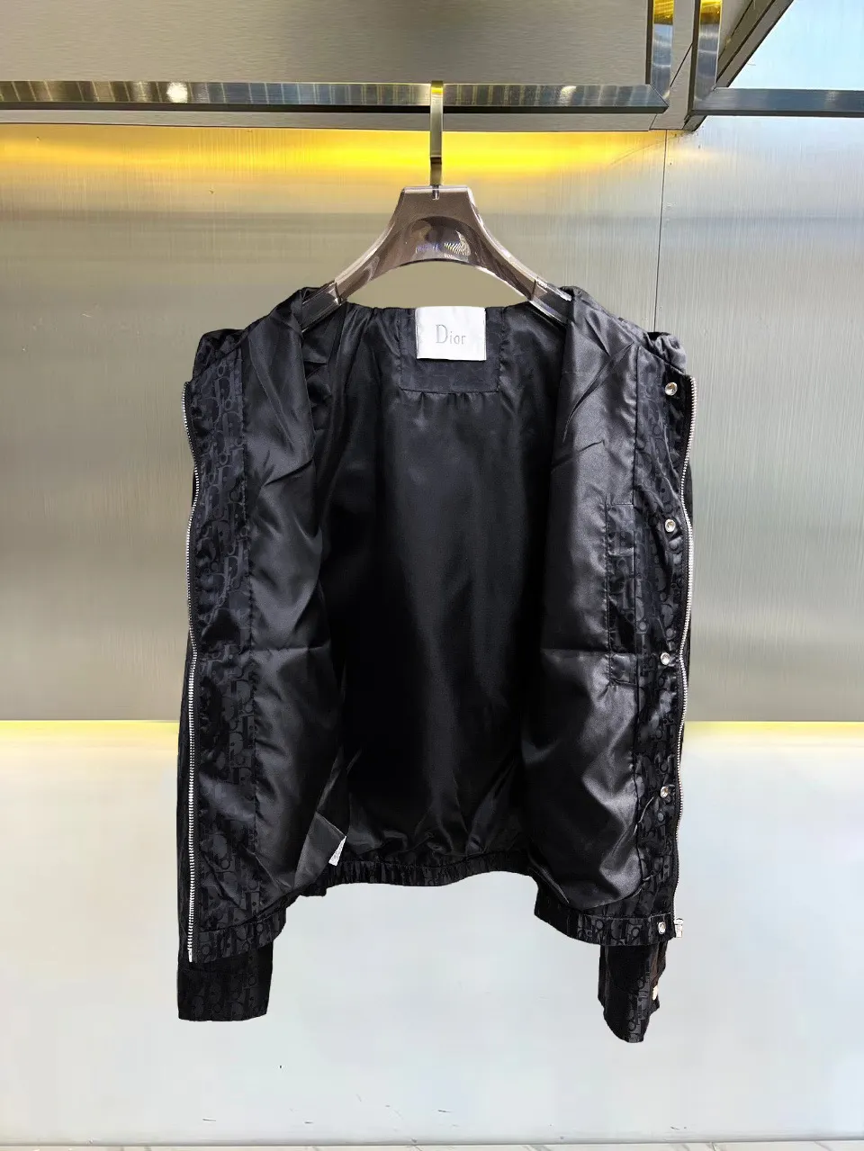 Oblique Jacquard Hooded Windbreaker Jacket D38014713 — view 3