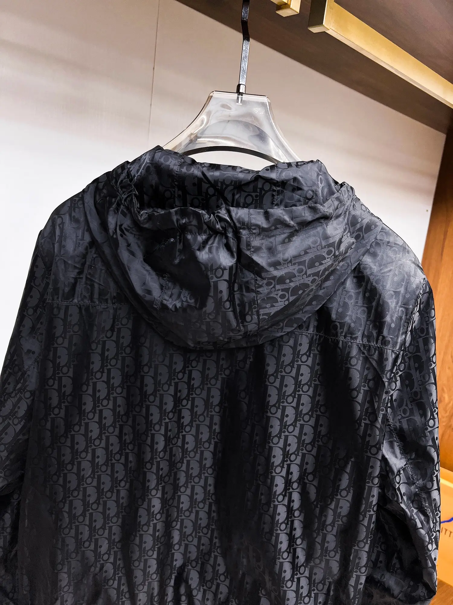Oblique Jacquard Hooded Windbreaker Jacket D38014713 — view 12
