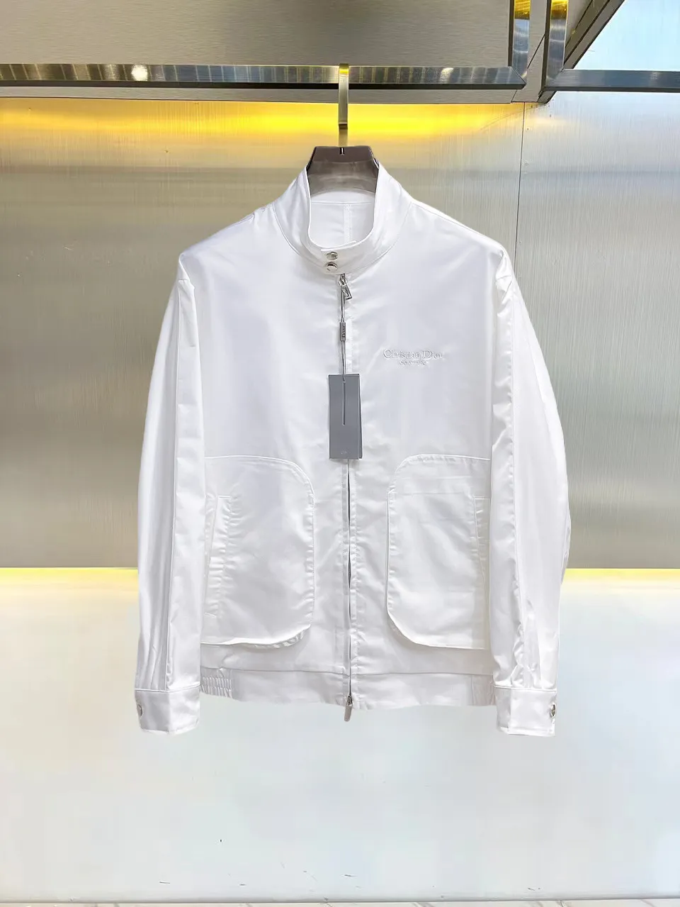 Logo-Embroidered Reversible Harrington Jacket D38014674