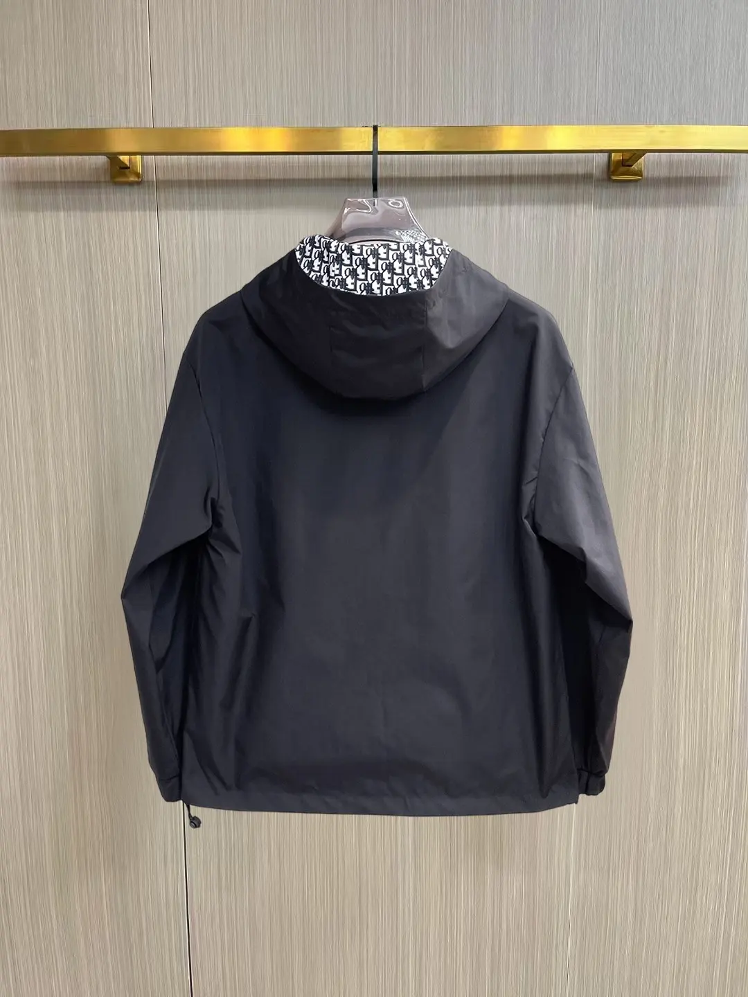 Reversible Hooded Windbreaker Jacket D38014340 — view 2