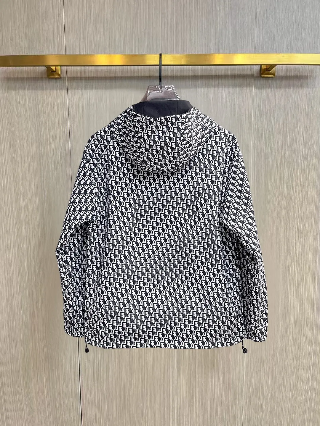 Reversible Hooded Windbreaker Jacket D38014340 — view 4