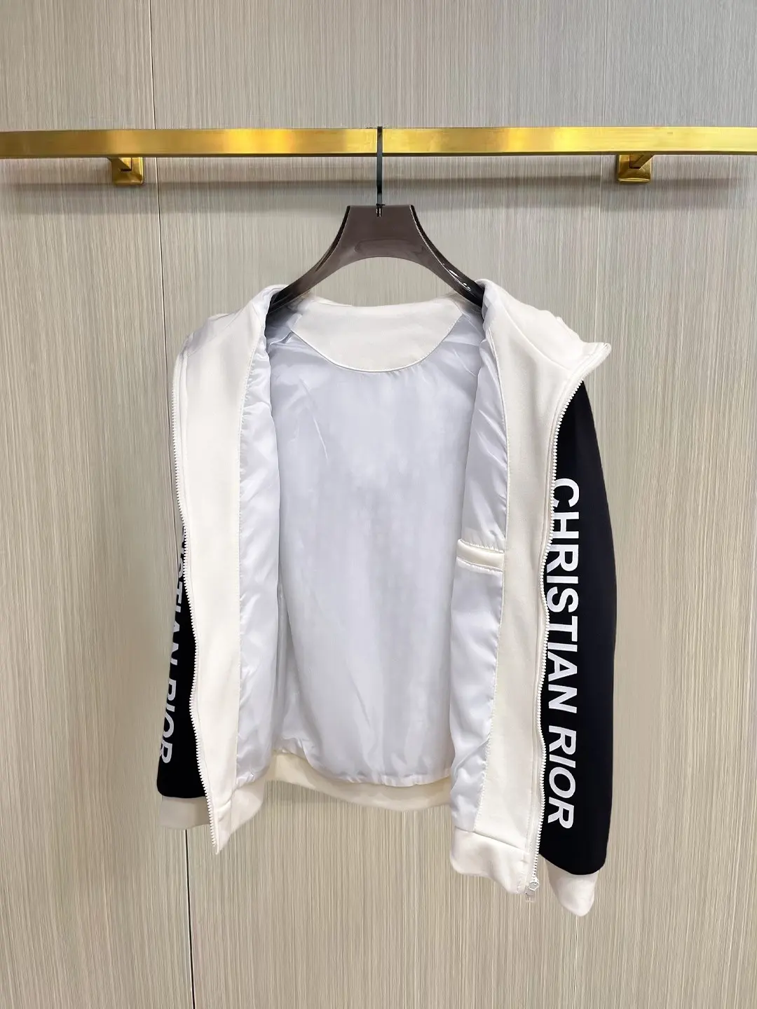 Oblique Monogram Zip-Up Hooded Jacket D38014342 — view 3