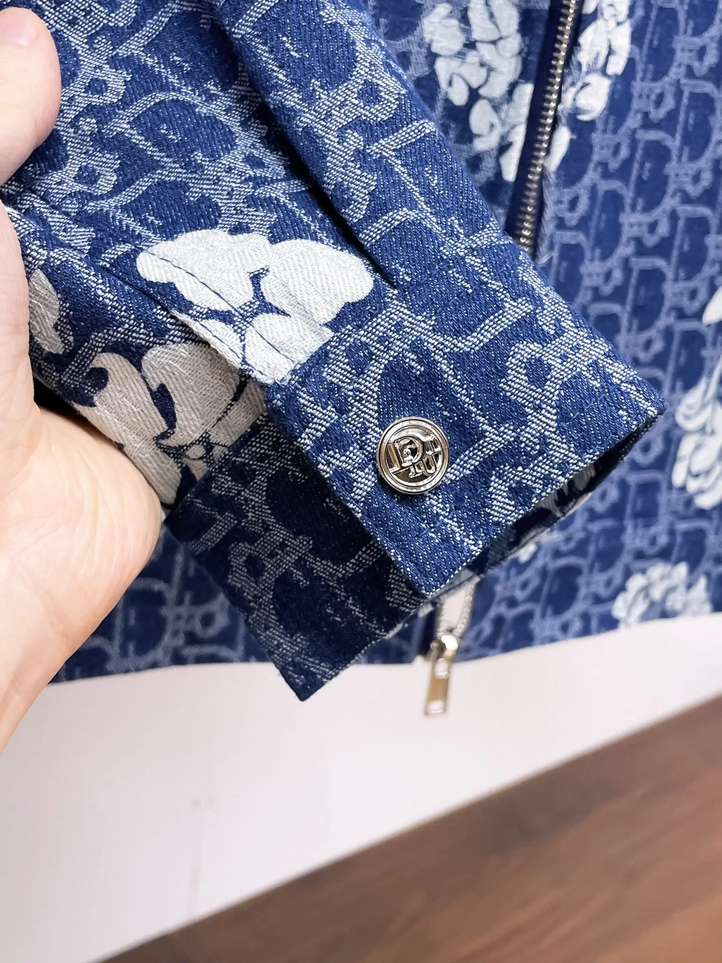 Oblique Monogram and Floral Print Harrington Jacket D38014344 — view 7
