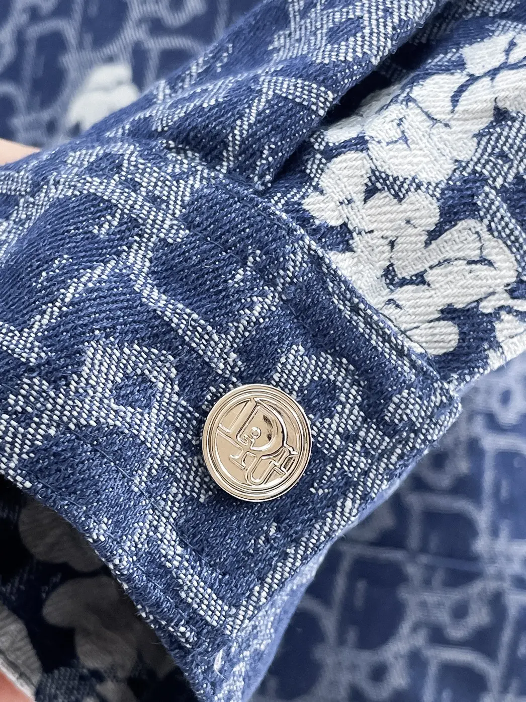 Oblique Monogram and Floral Print Harrington Jacket D38014344 — view 9