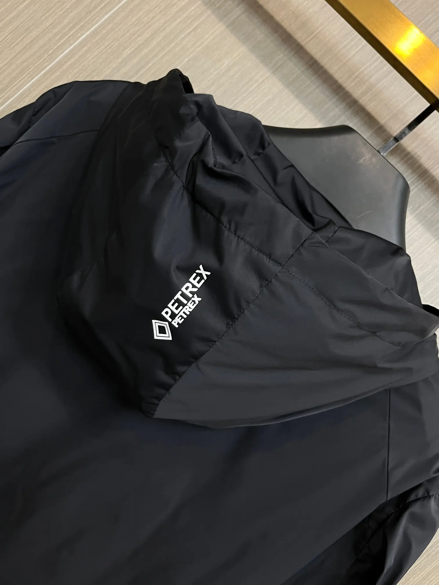 Logo-Print Hooded Shell Jacket D38014311 — view 4