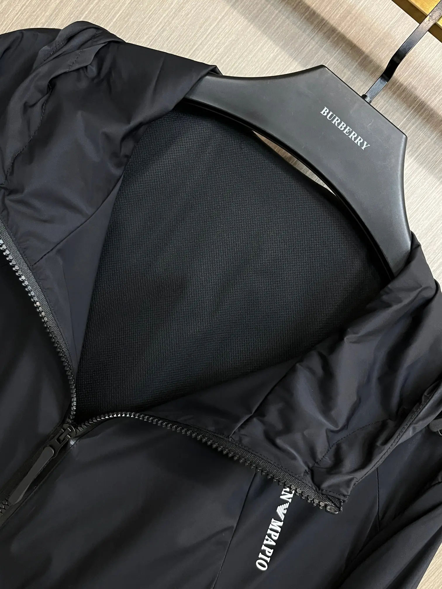 Logo-Print Hooded Shell Jacket D38014311 — view 5