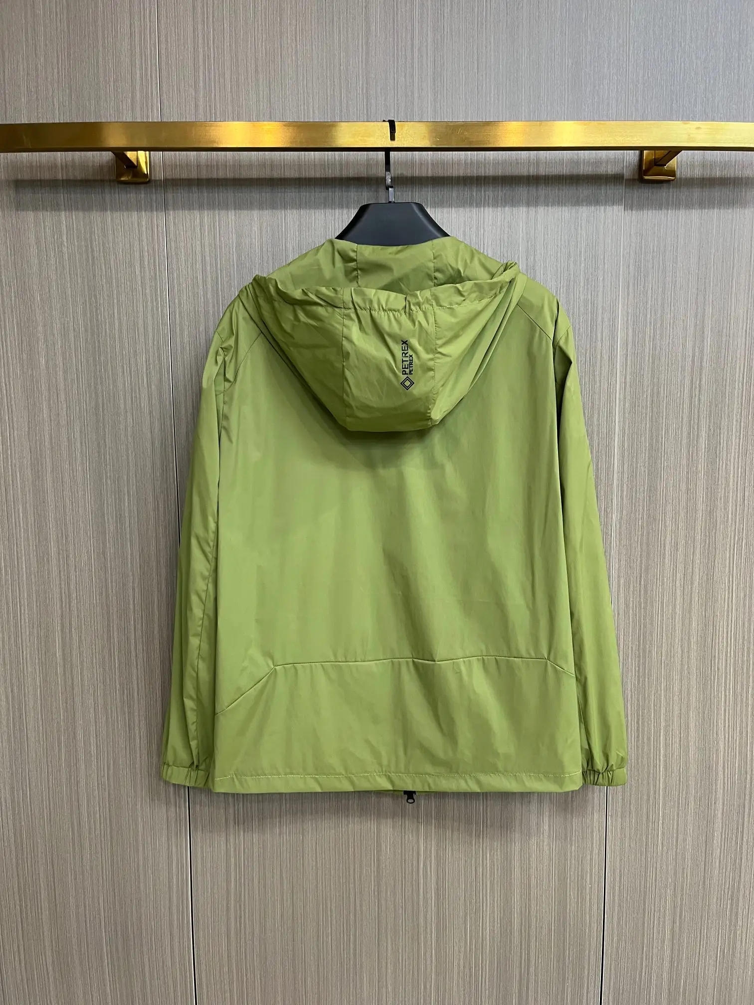 Logo-Print Hooded Windbreaker Jacket D38014310 — view 2