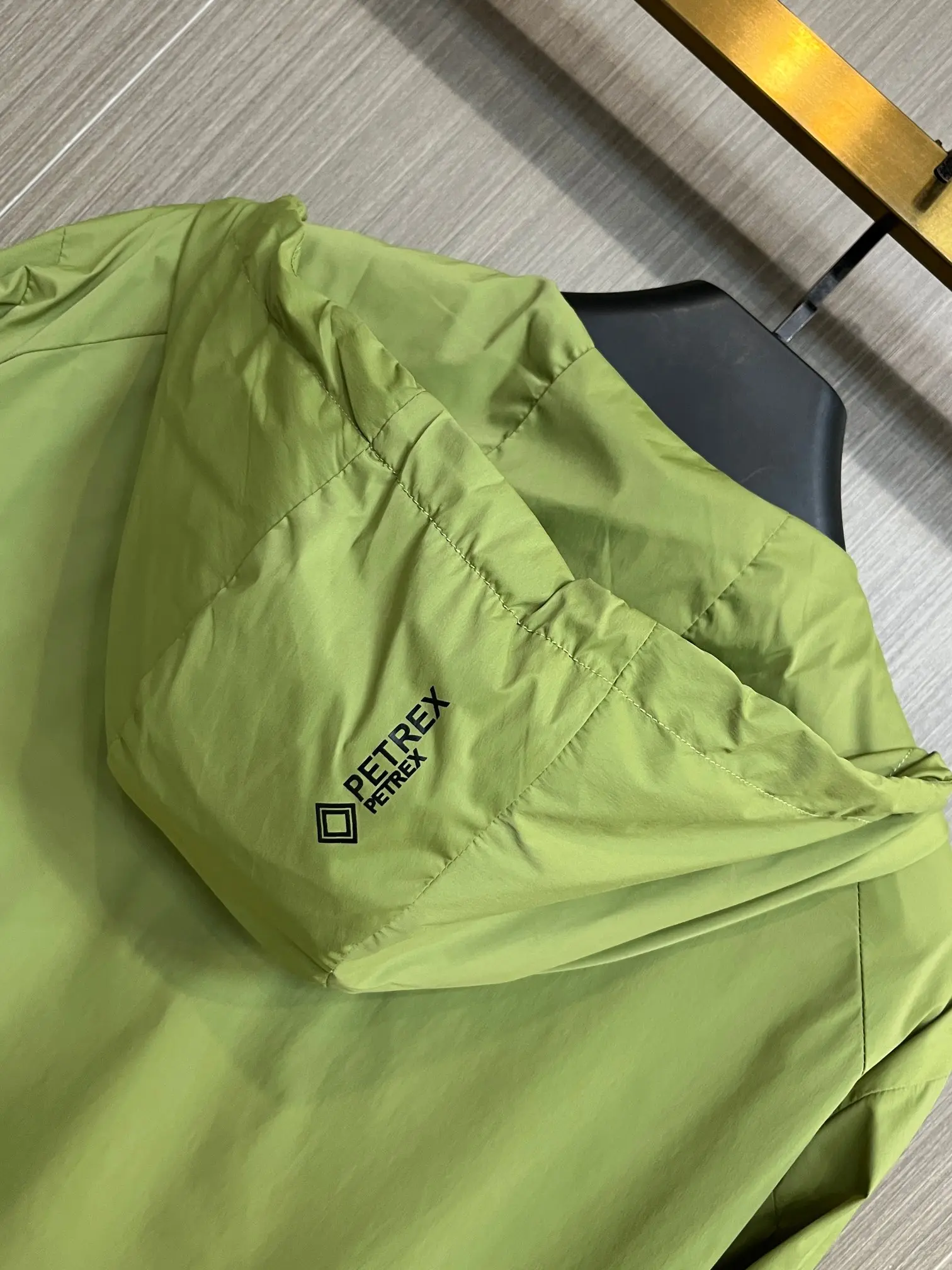 Logo-Print Hooded Windbreaker Jacket D38014310 — view 4