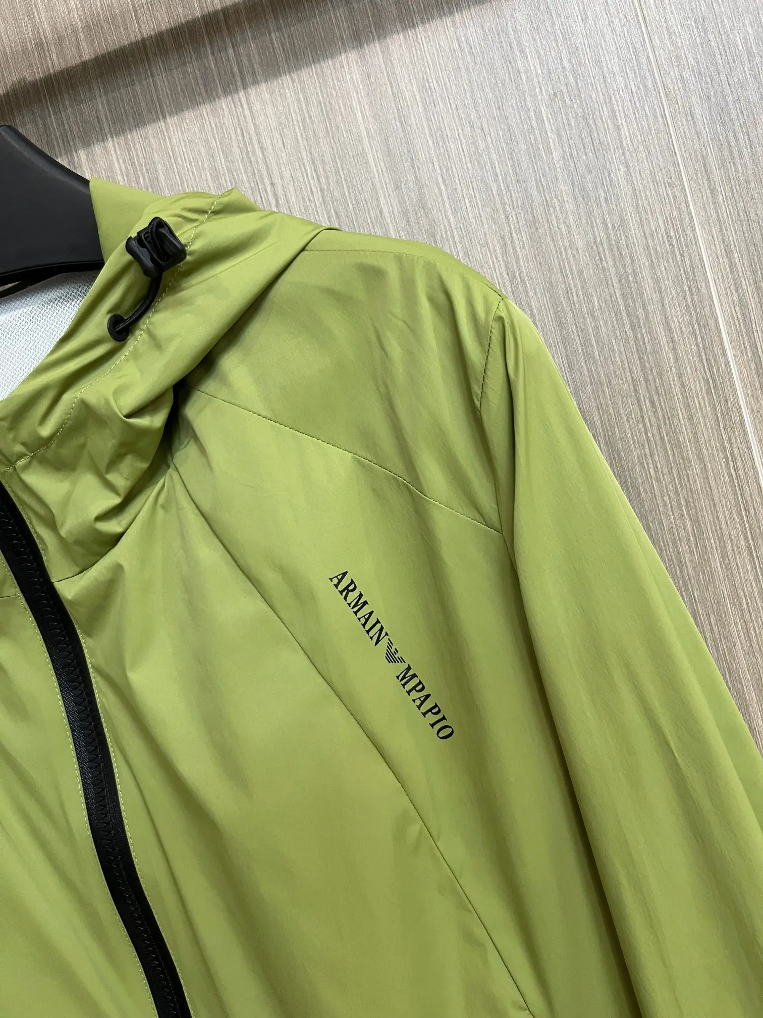 Logo-Print Hooded Windbreaker Jacket D38014310 — view 6