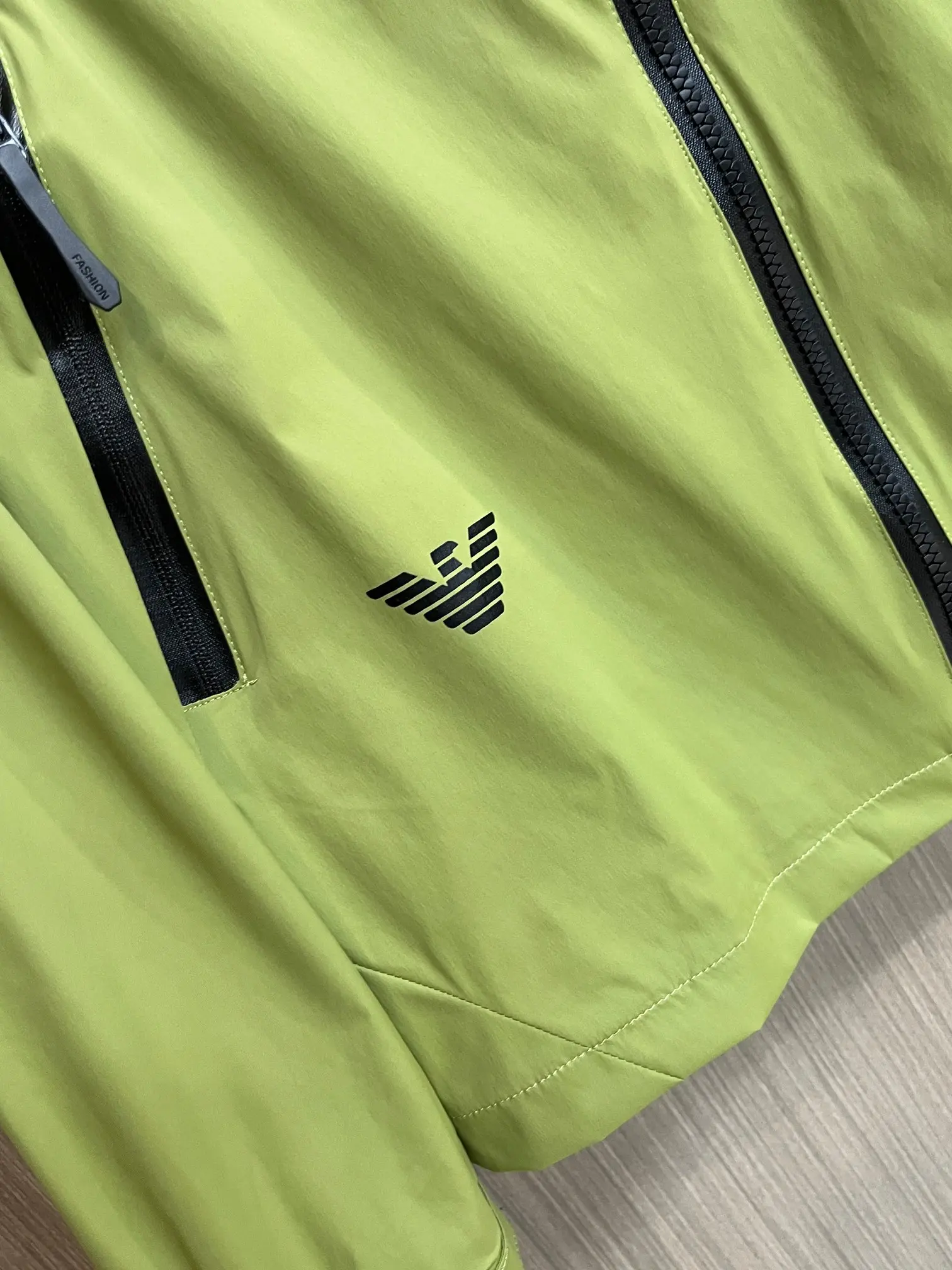 Logo-Print Hooded Windbreaker Jacket D38014310 — view 8