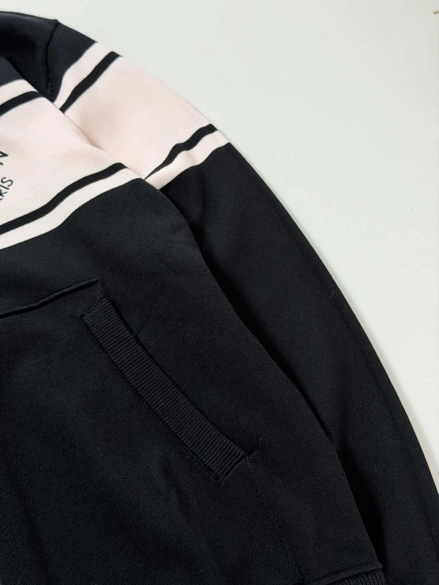 Striped Knit Zip-Up Track Jacket D38020737 — view 8