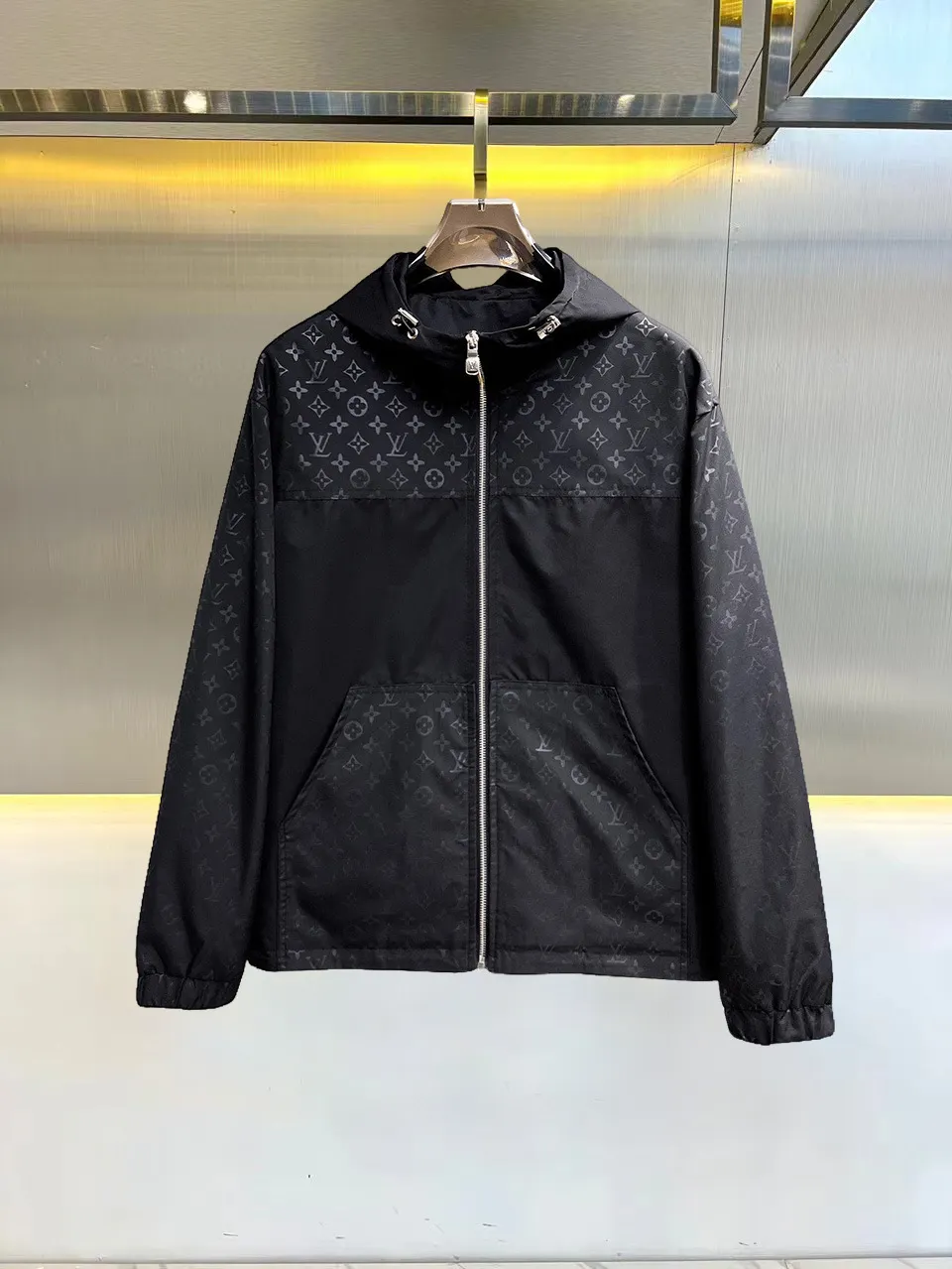 Monogram Hooded Windbreaker Jacket D38014722