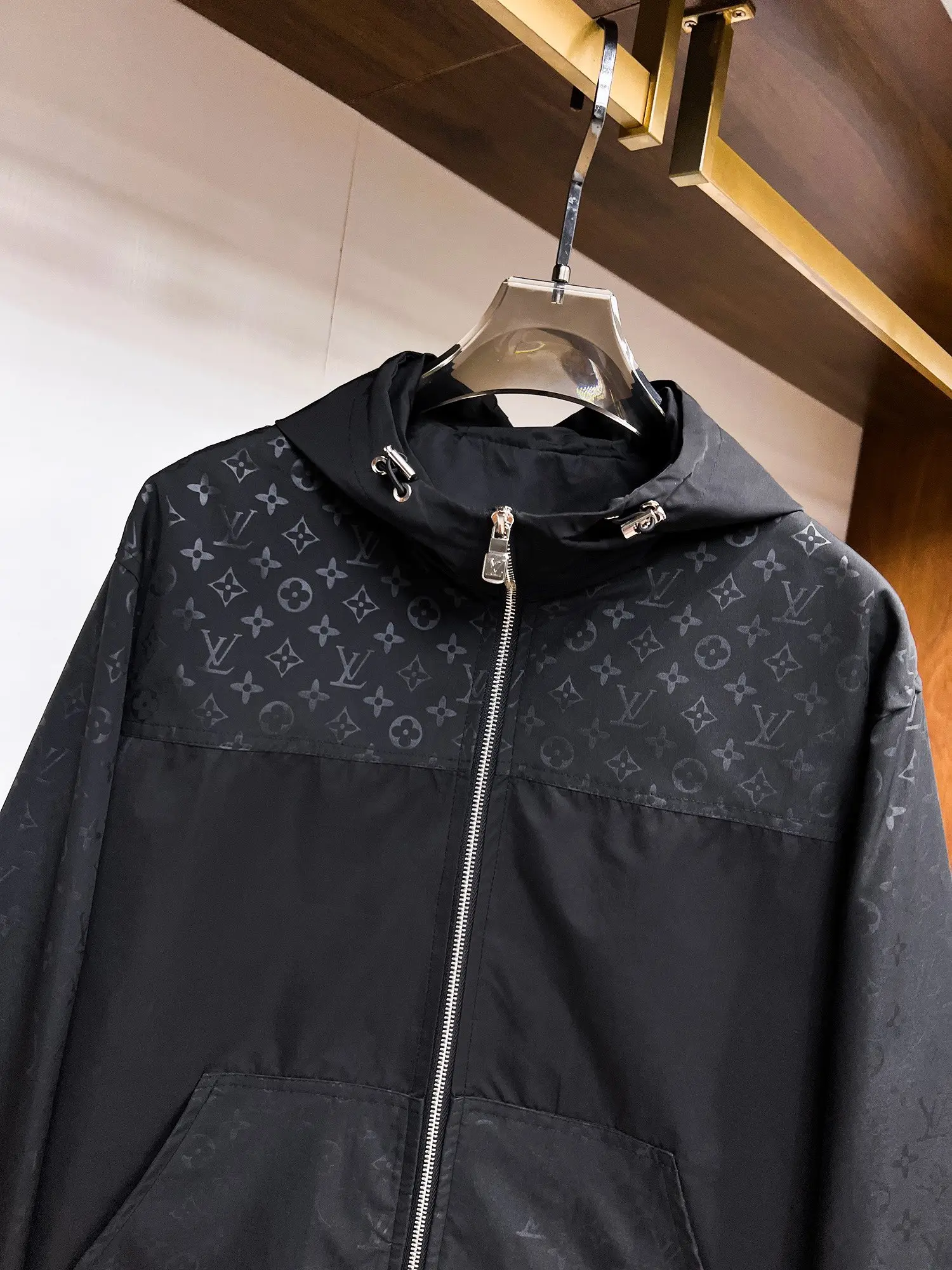 Monogram Hooded Windbreaker Jacket D38014722 — view 4
