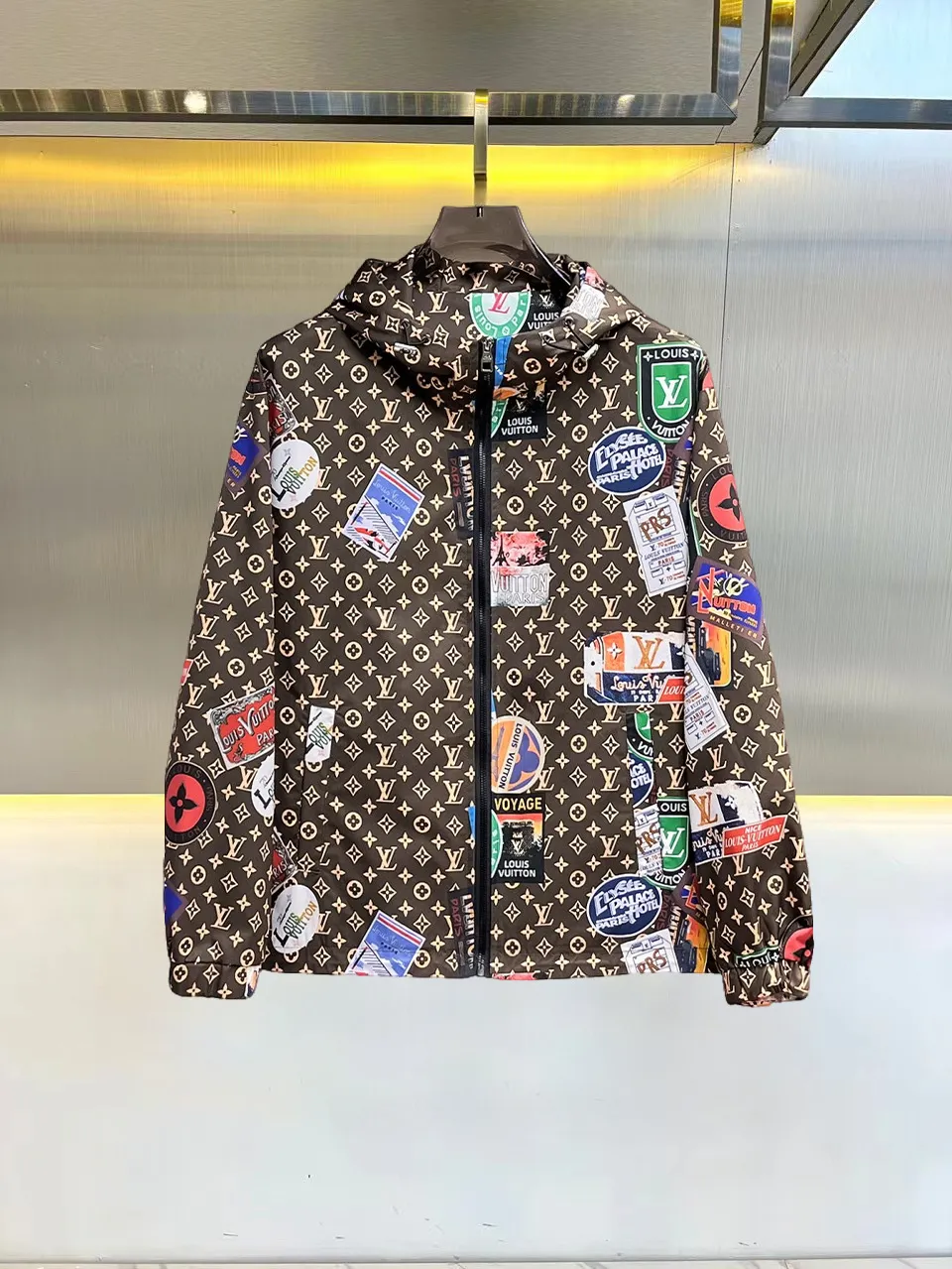 Monogram Patchwork Hooded Windbreaker D38014682