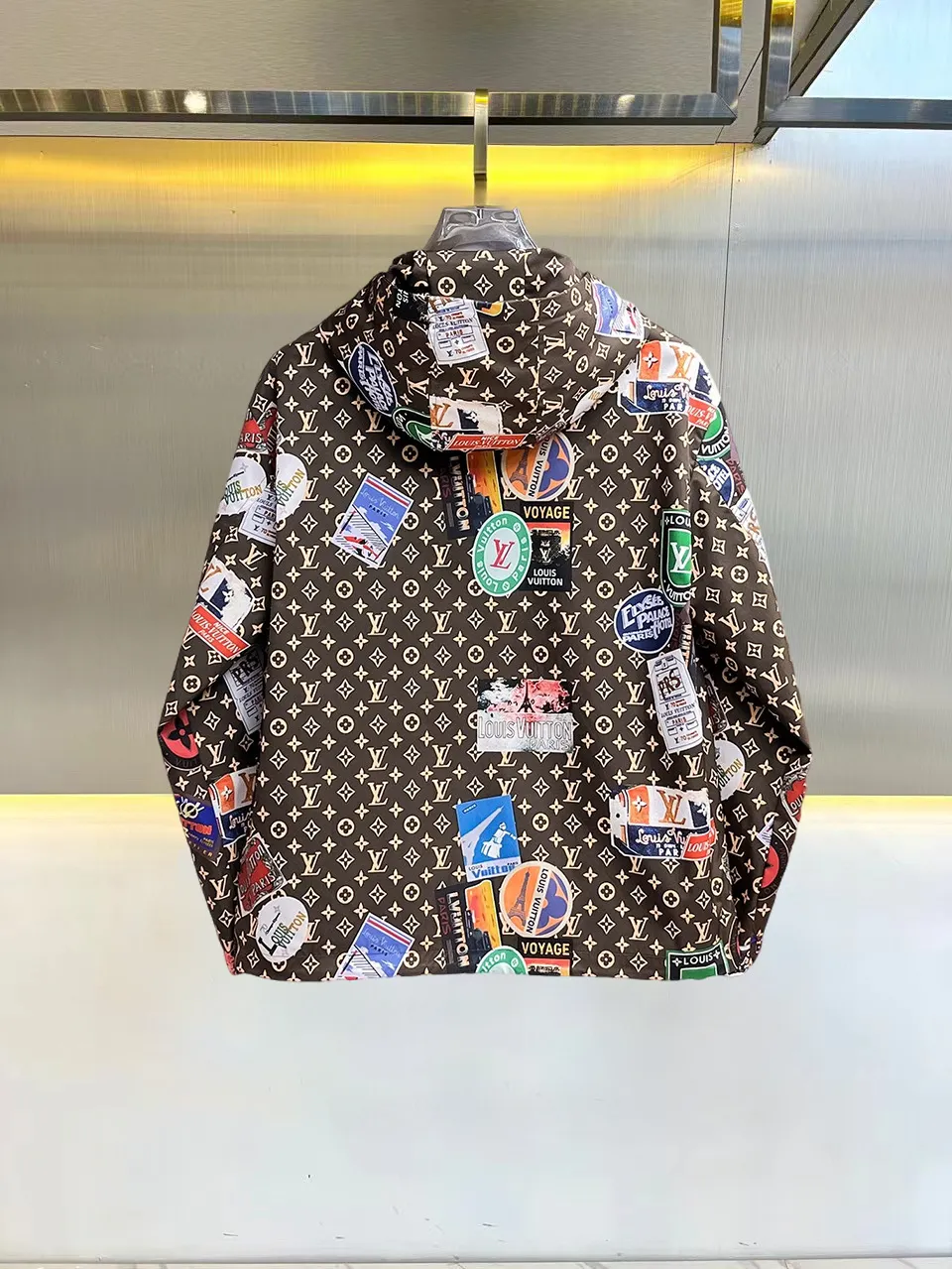 Monogram Patchwork Hooded Windbreaker D38014682 — view 2