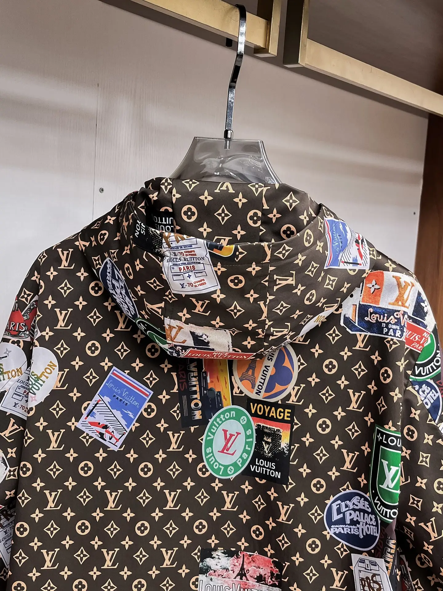 Monogram Patchwork Hooded Windbreaker D38014682 — view 11