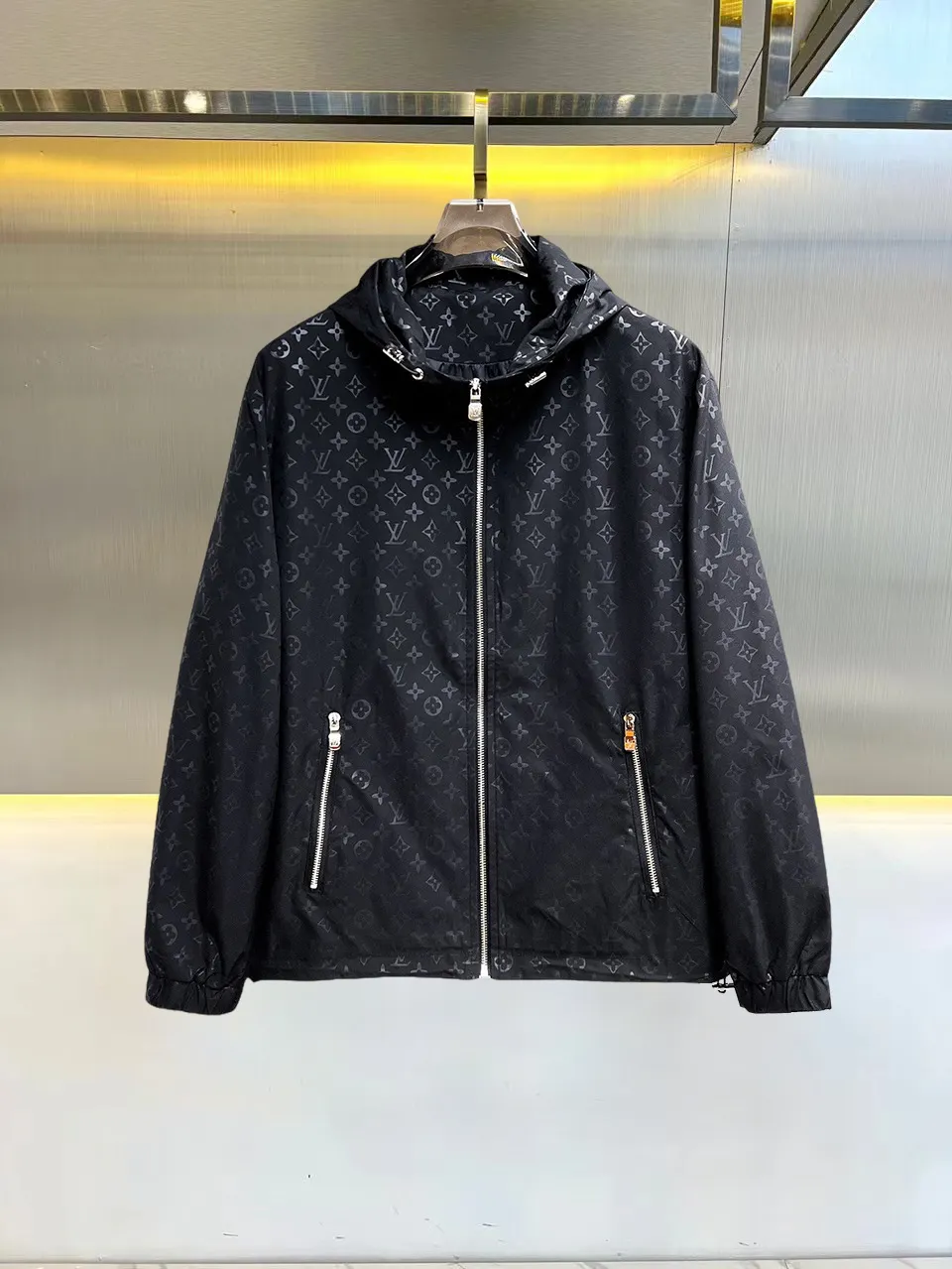 Monogram Hooded Windbreaker Jacket D38014697