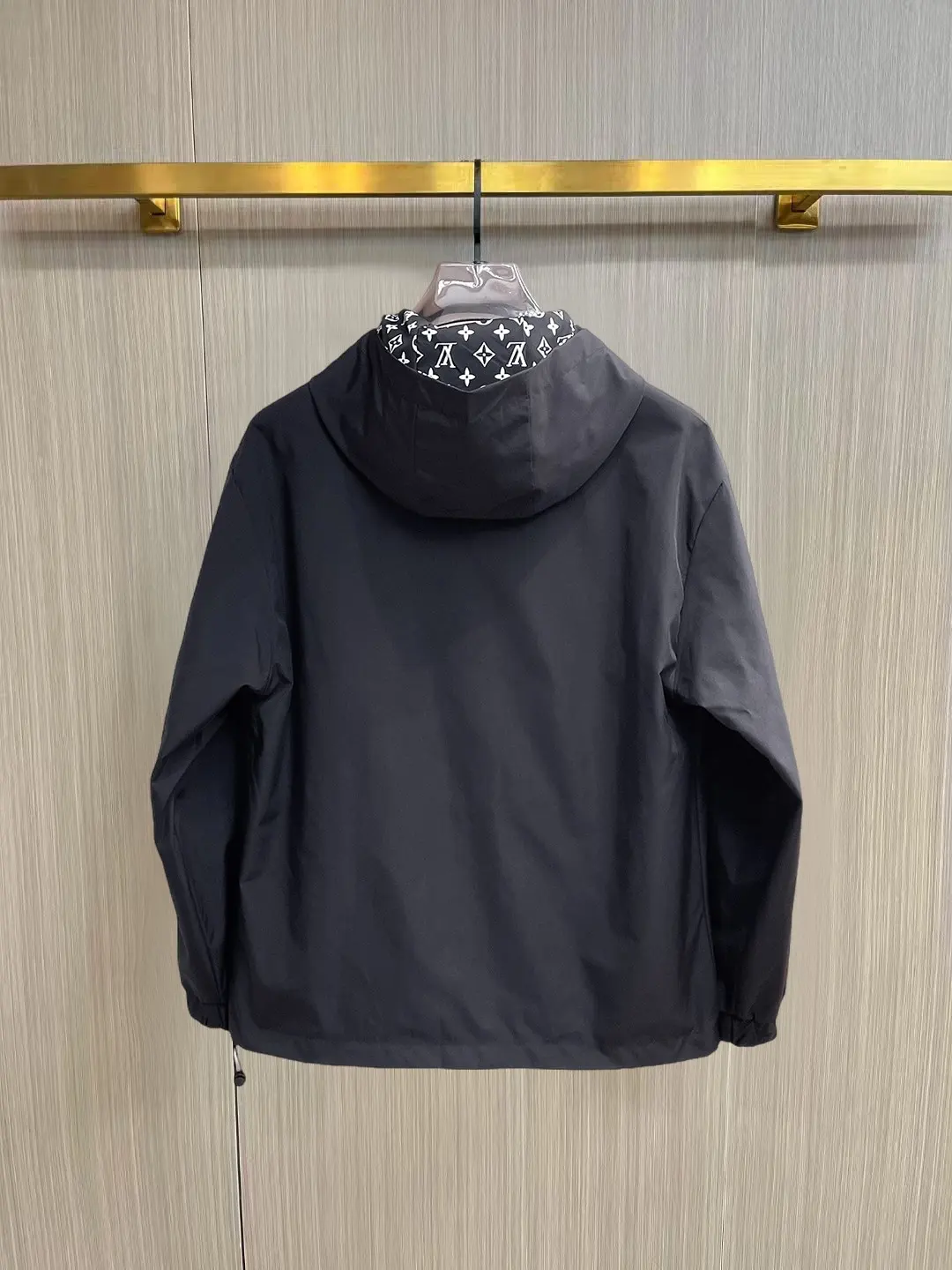 Reversible Monogram Hooded Windbreaker Jacket D38014345 — view 2