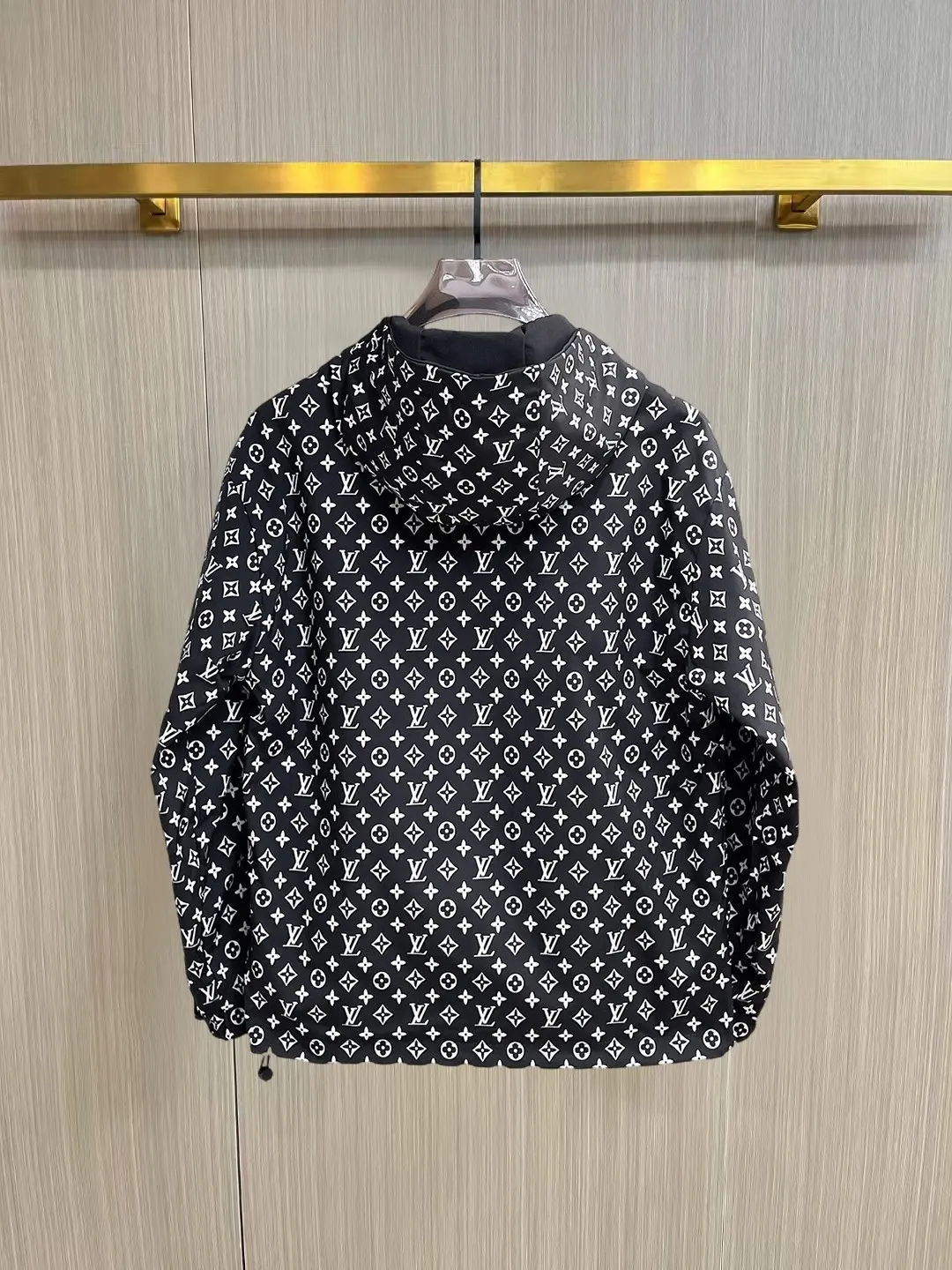 Reversible Monogram Hooded Windbreaker Jacket D38014345 — view 4
