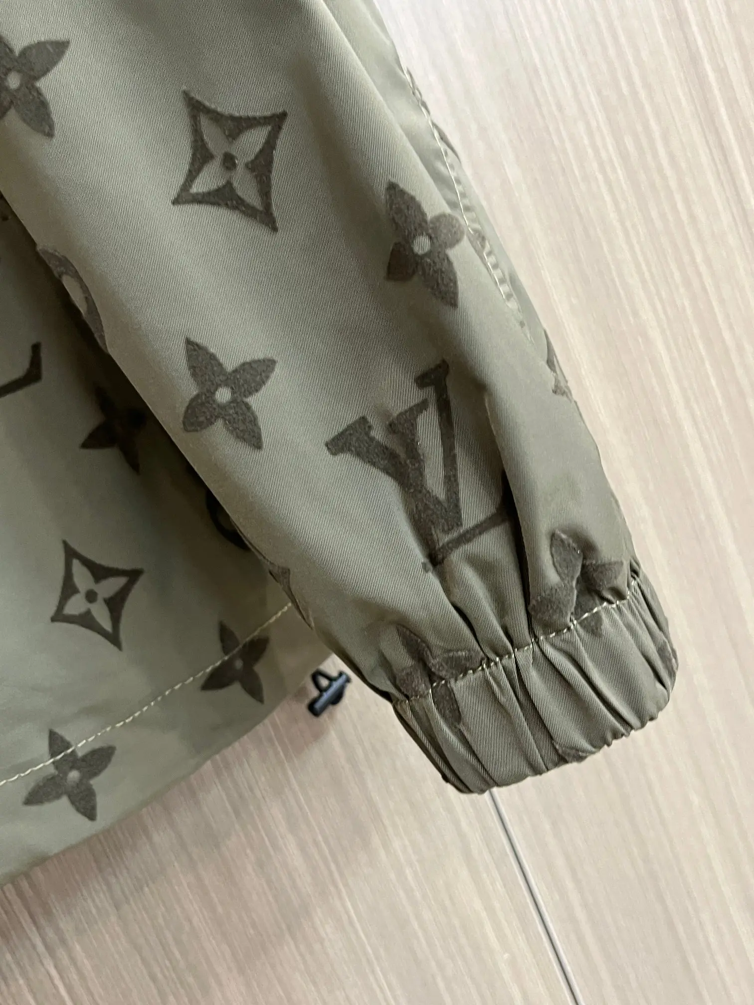 Monogram Print Hooded Windbreaker Jacket D38014307 — view 8
