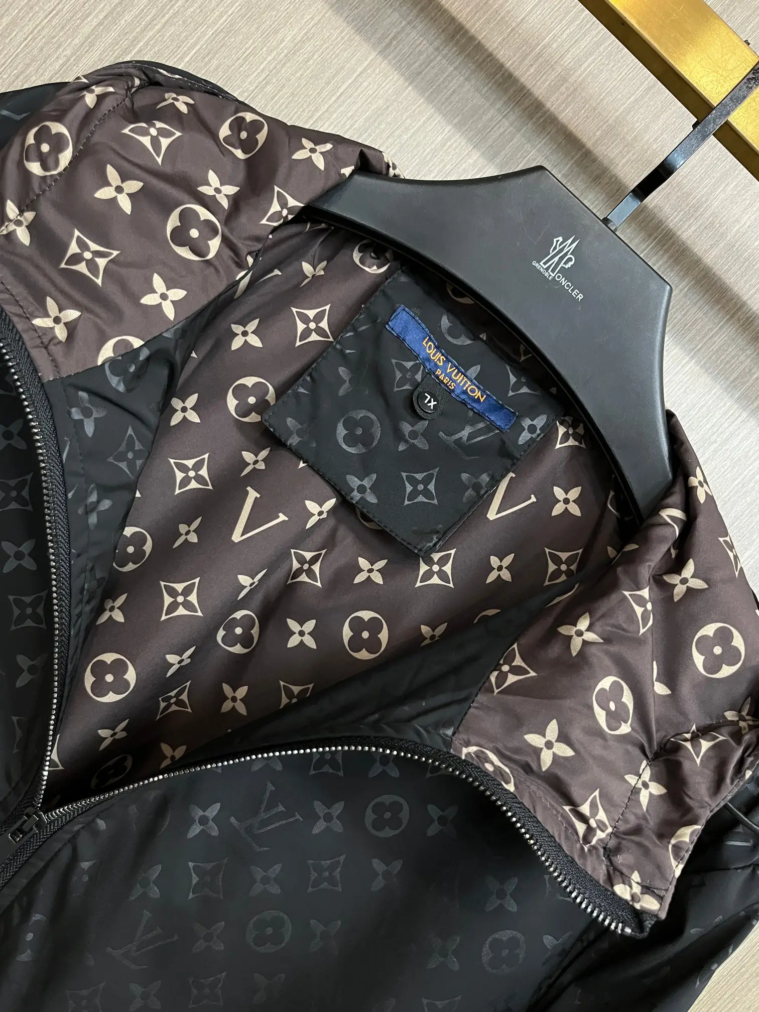 Monogram Hooded Windbreaker Jacket D38014306 — view 4
