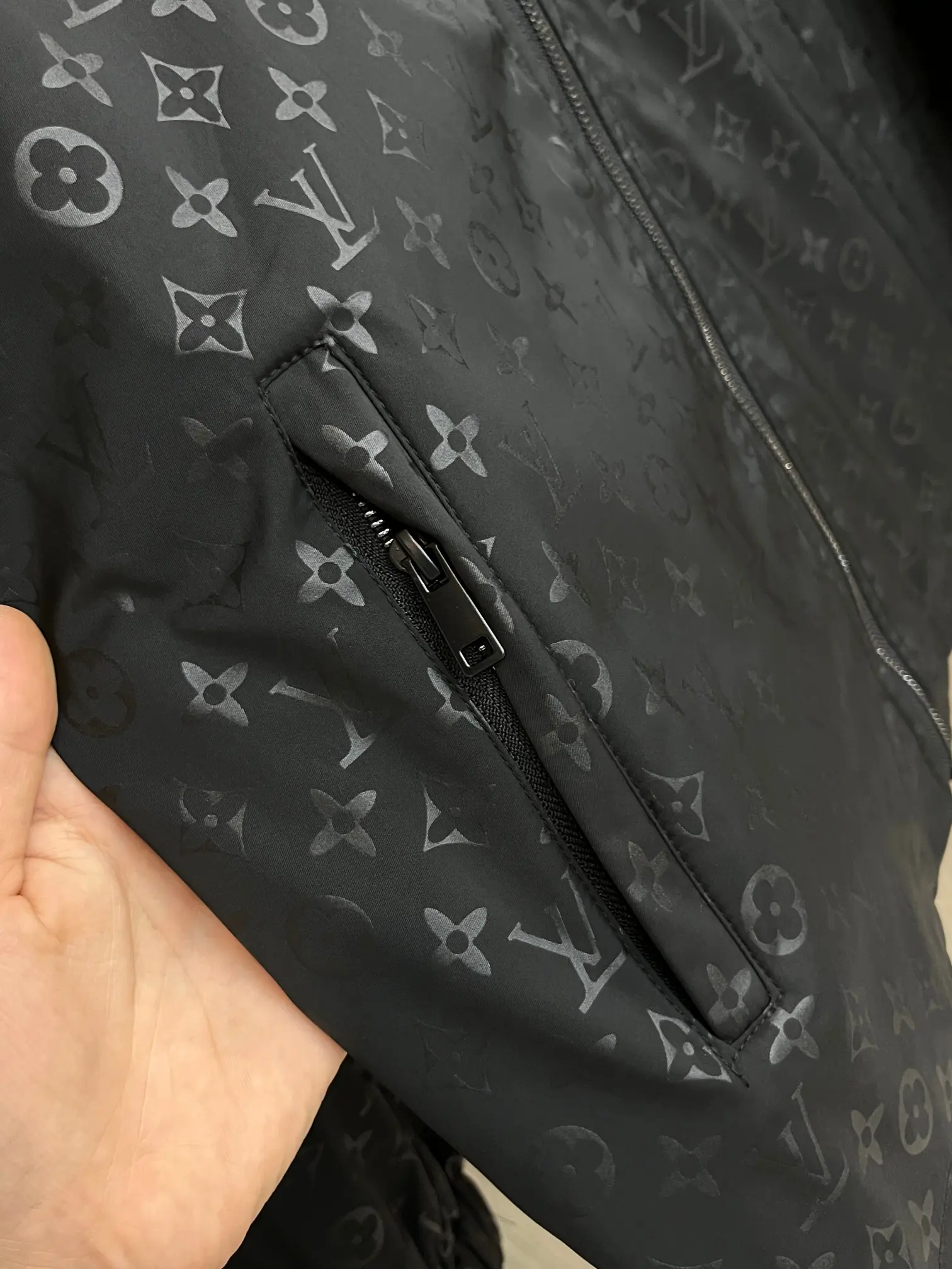 Monogram Hooded Windbreaker Jacket D38014306 — view 7