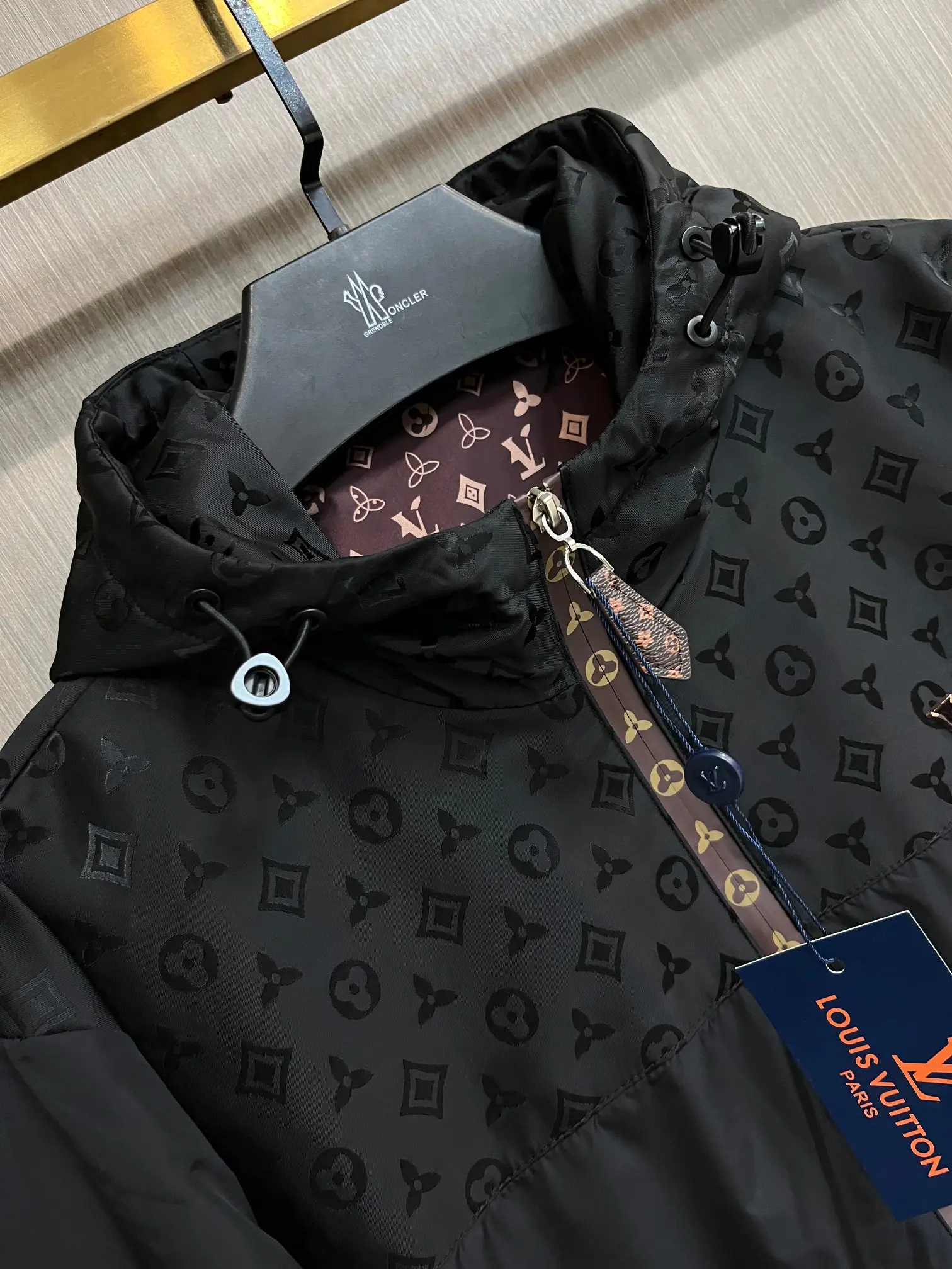Monogram Hooded Windbreaker Jacket D38014305 — view 3