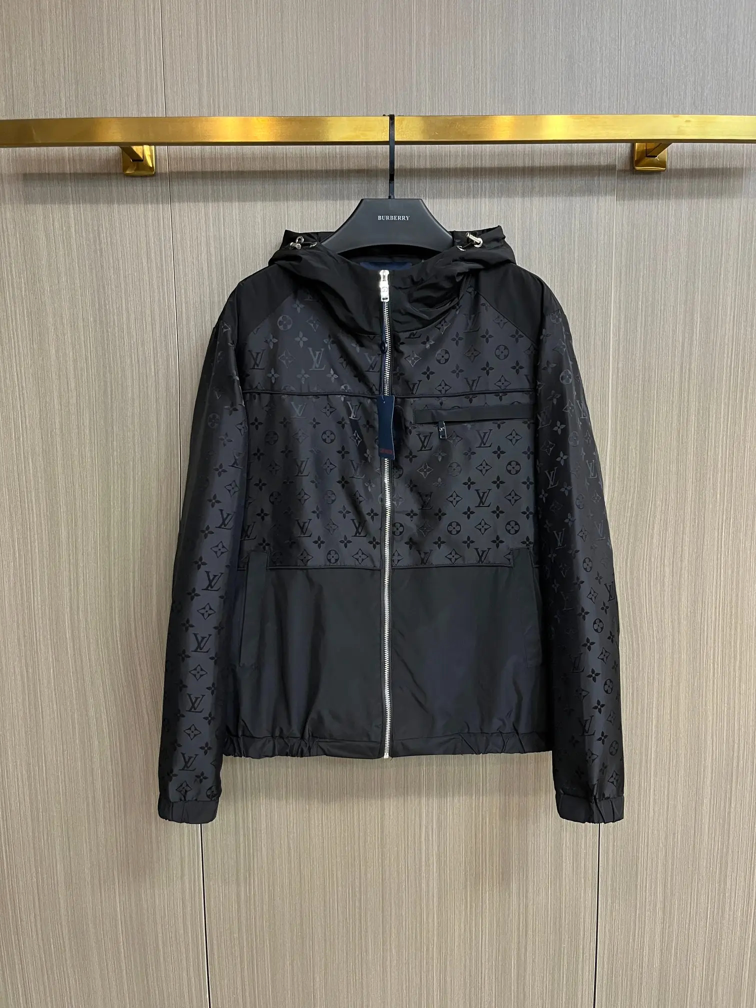 Monogram Hooded Windbreaker Jacket D38014385