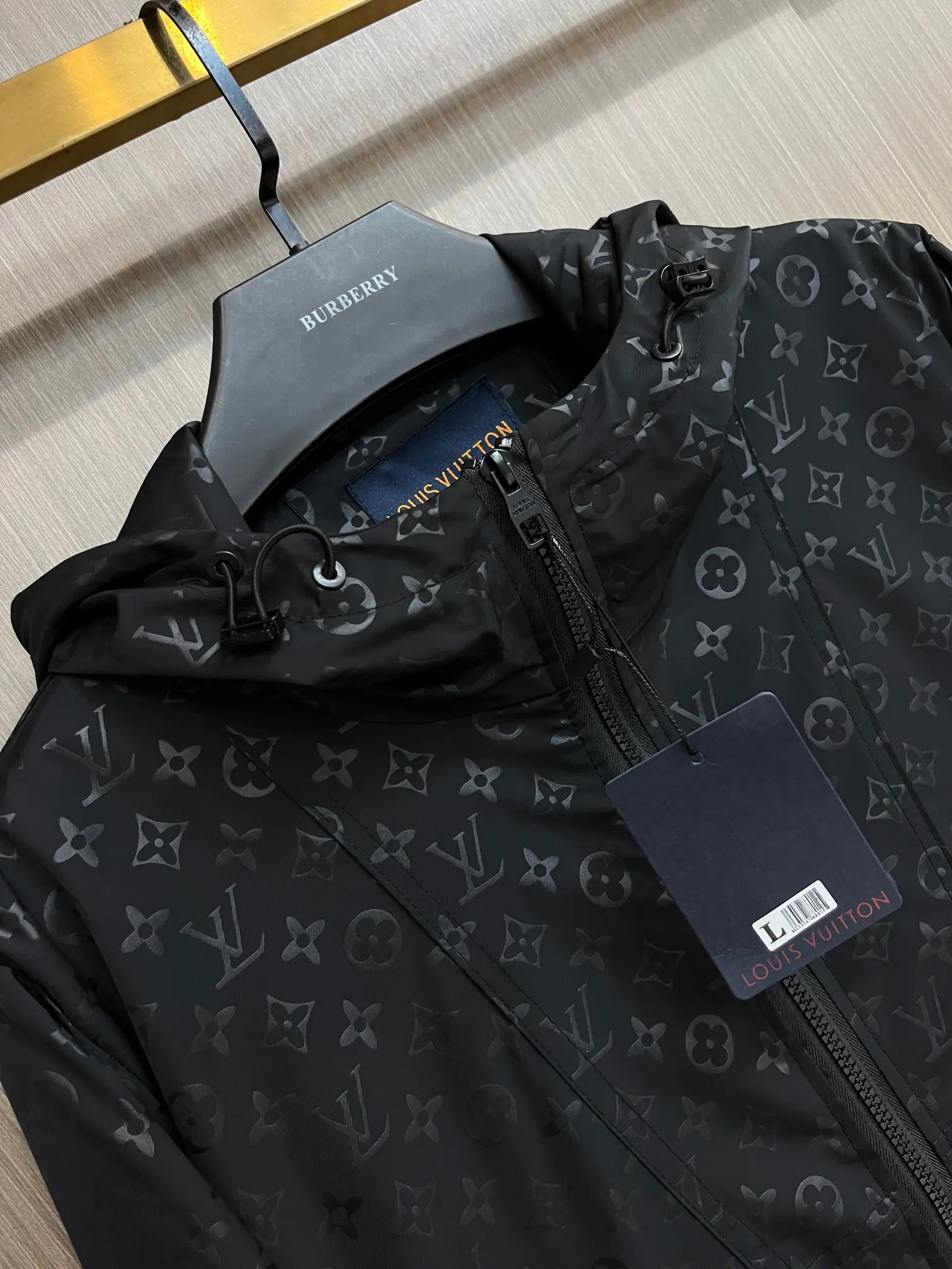 Monogram Hooded Windbreaker Jacket D38014303 — view 3