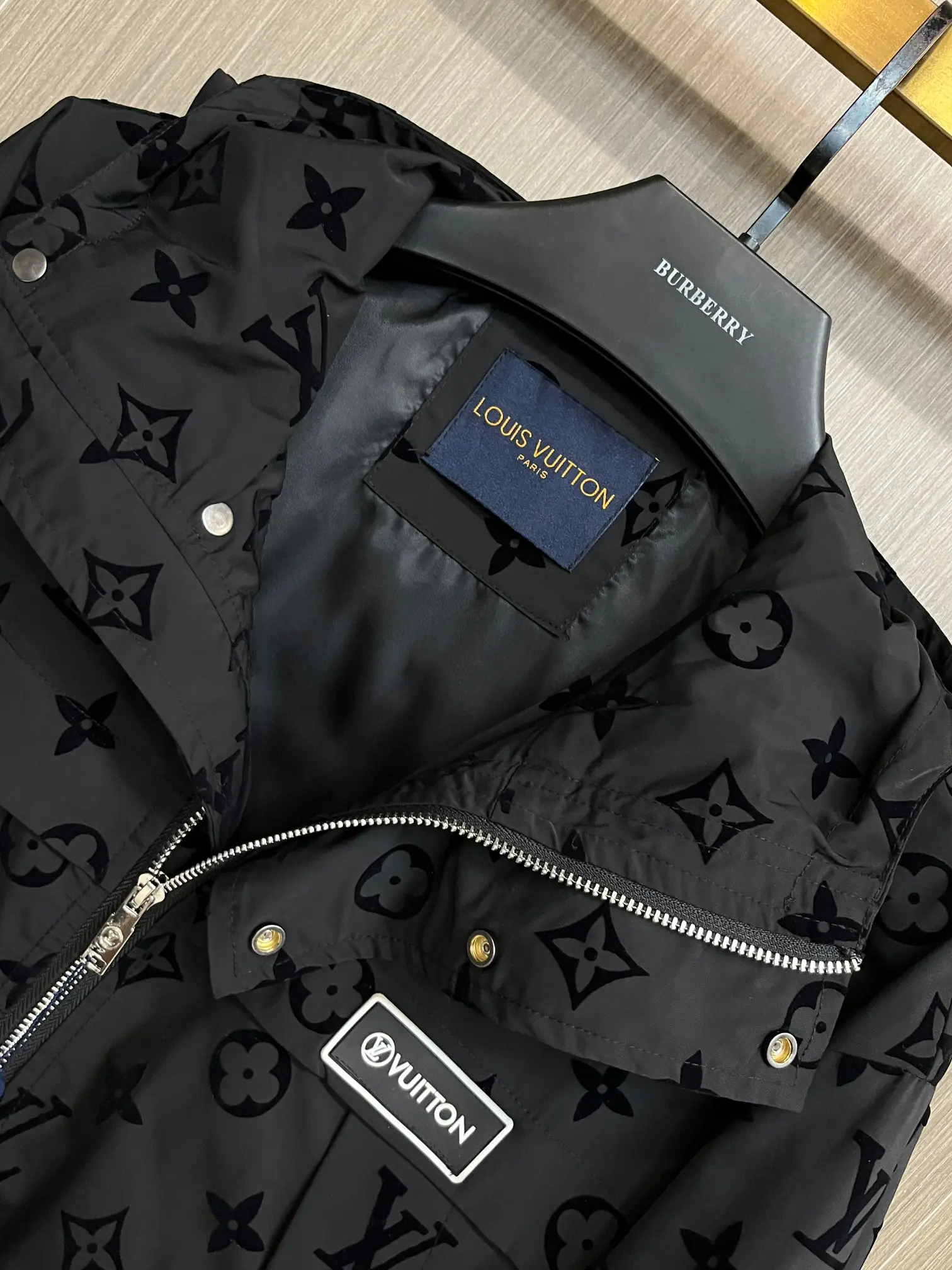 Monogram Hooded Windbreaker Jacket D38014384 — view 4