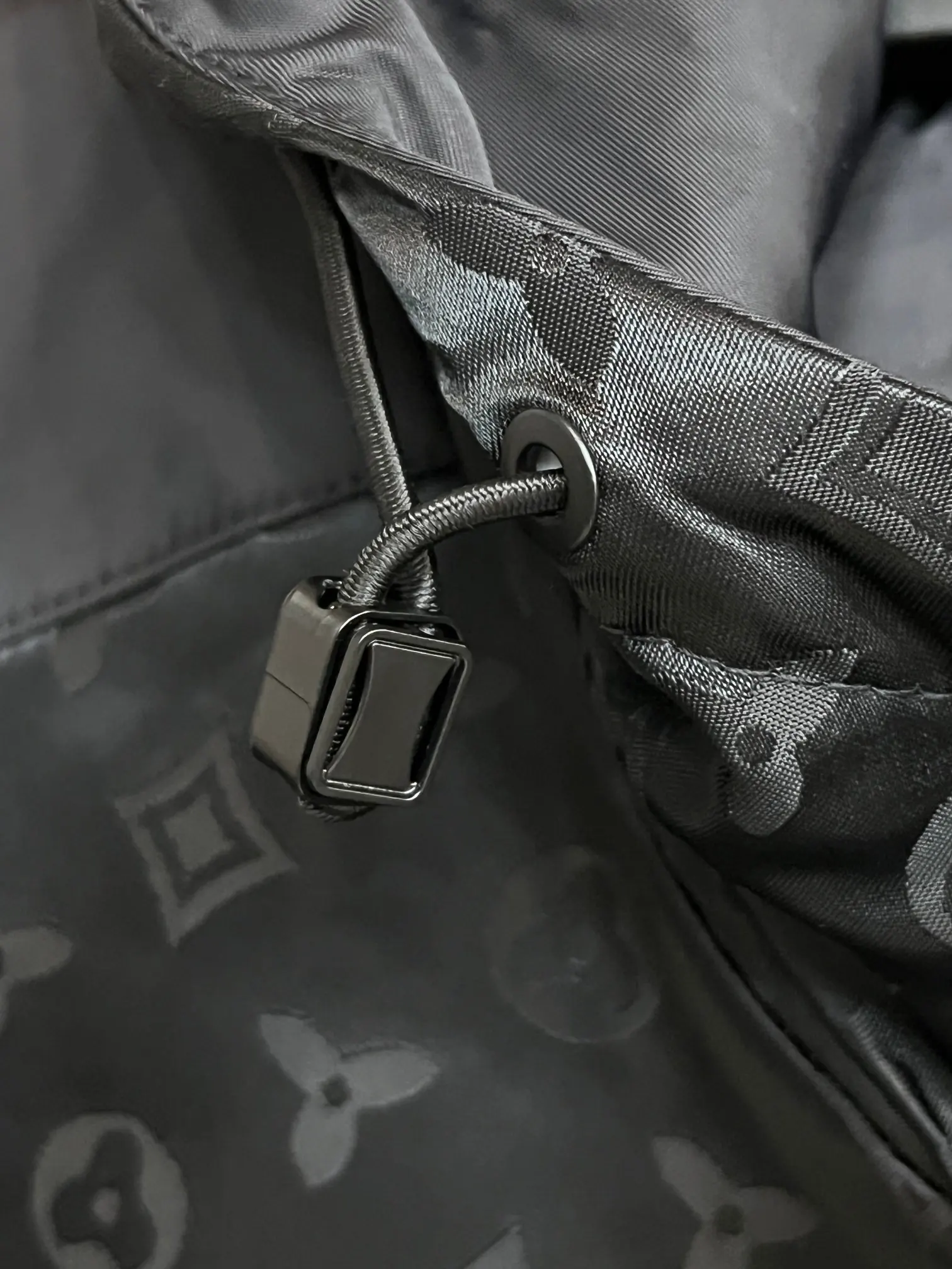 Monogram Panel Hooded Windbreaker Jacket D38014302 — view 7