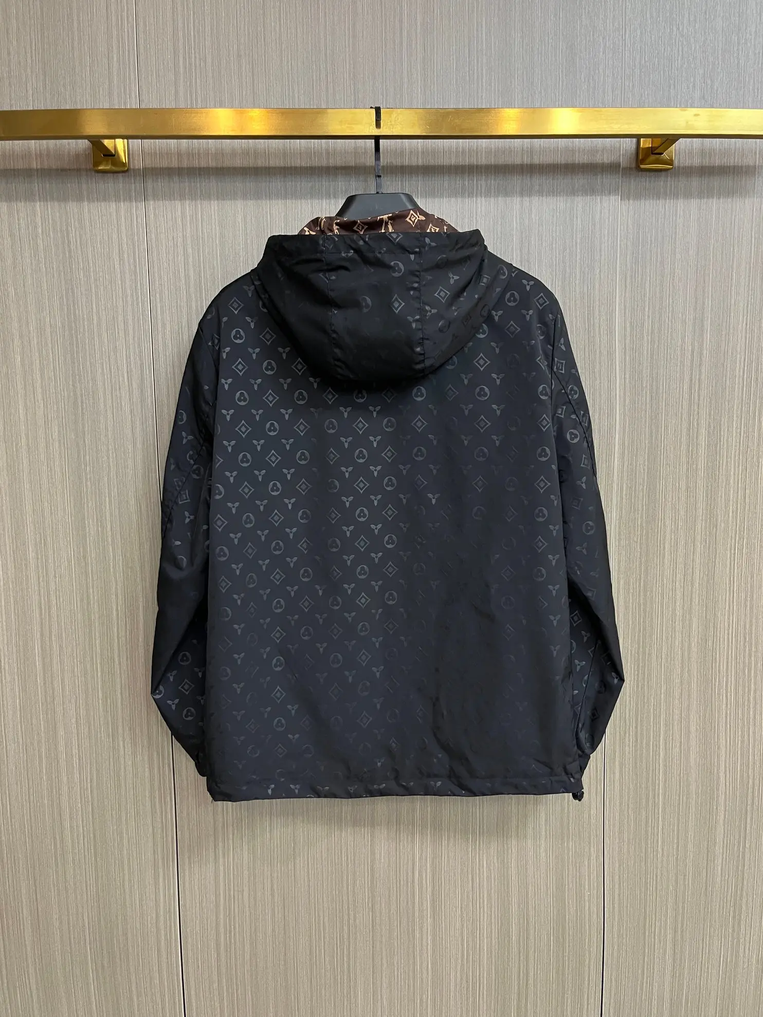 Monogram Hooded Windbreaker Jacket D38014293 — view 2