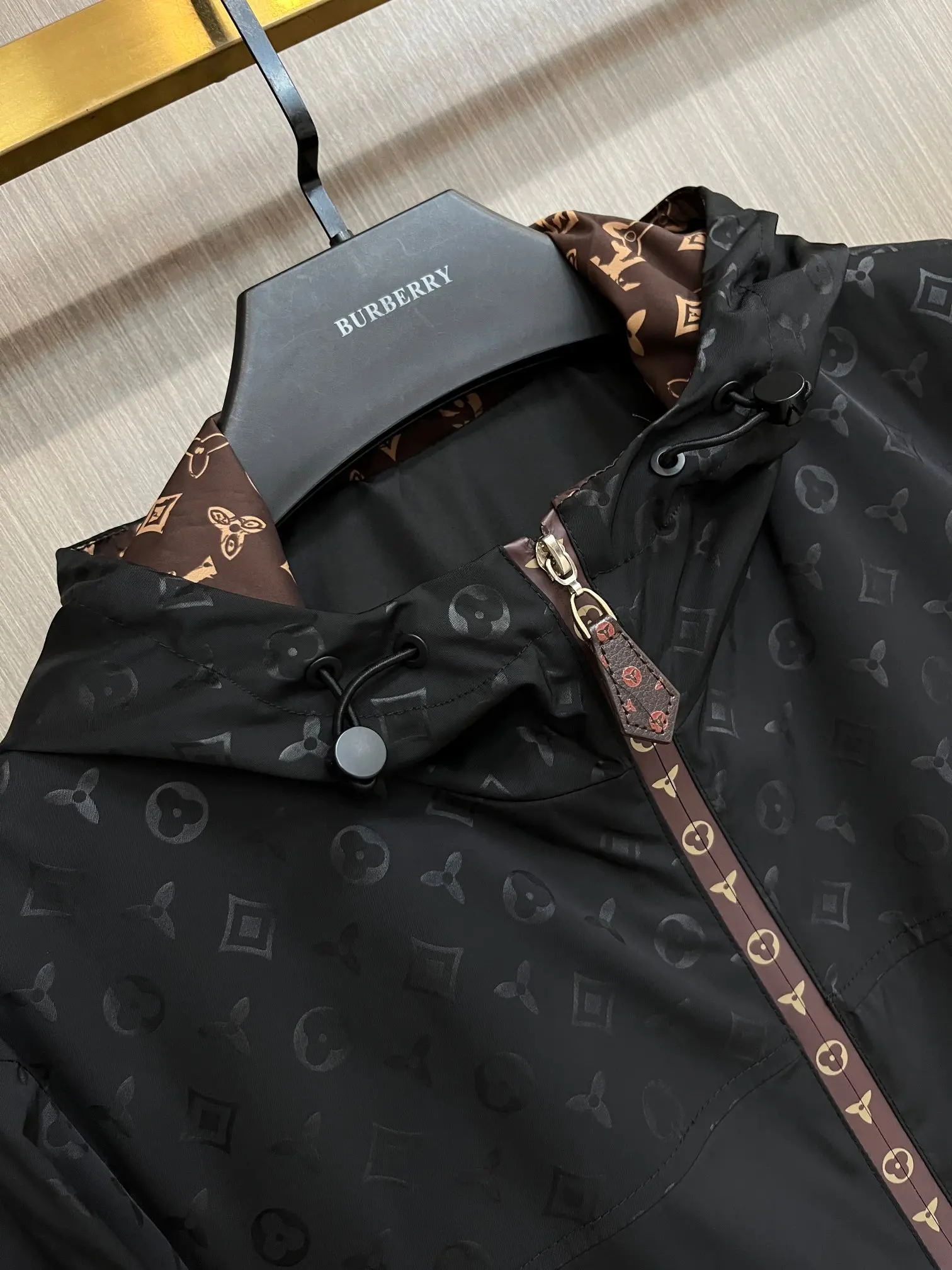 Monogram Hooded Windbreaker Jacket D38014293 — view 3
