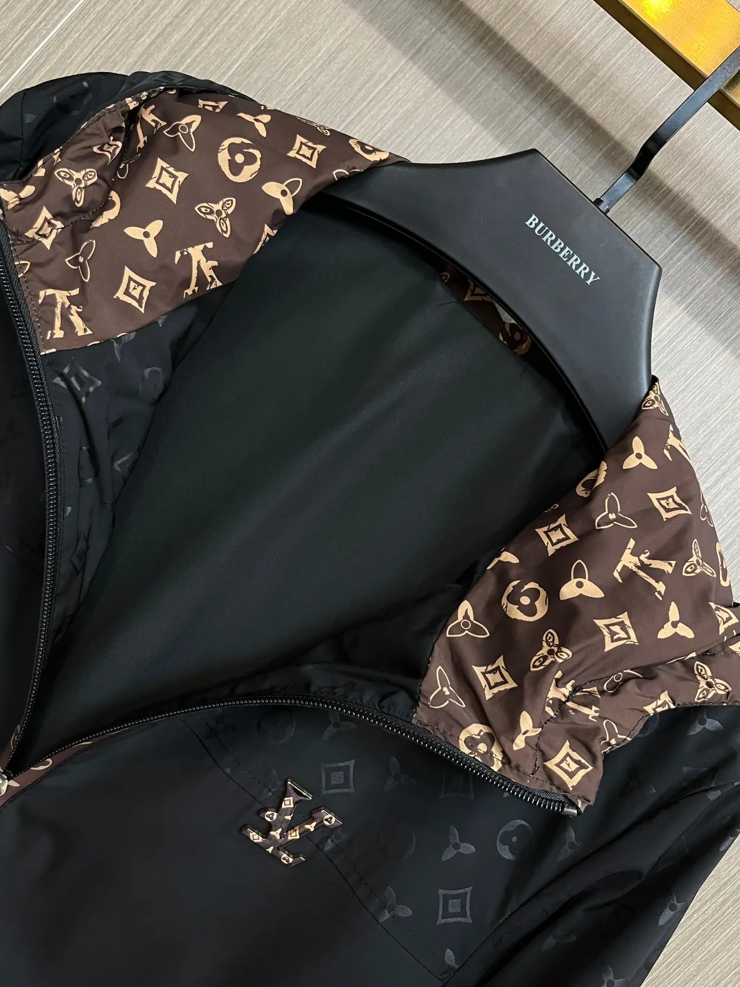 Monogram Hooded Windbreaker Jacket D38014293 — view 4