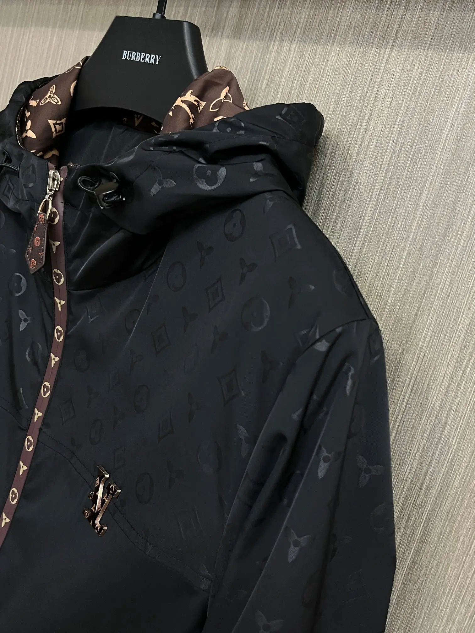 Monogram Hooded Windbreaker Jacket D38014293 — view 5