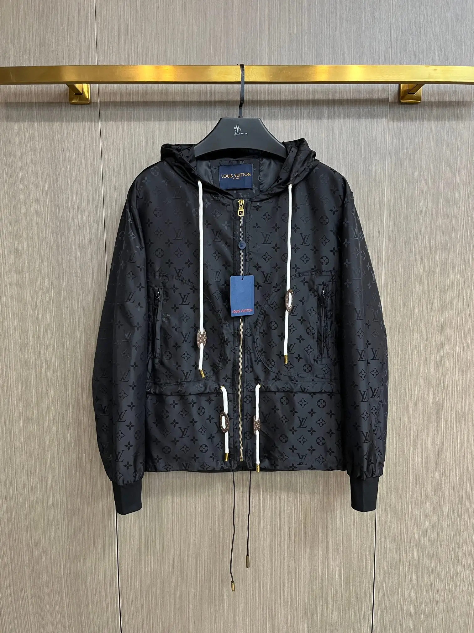Monogram Jacquard Hooded Windbreaker Jacket D38014399