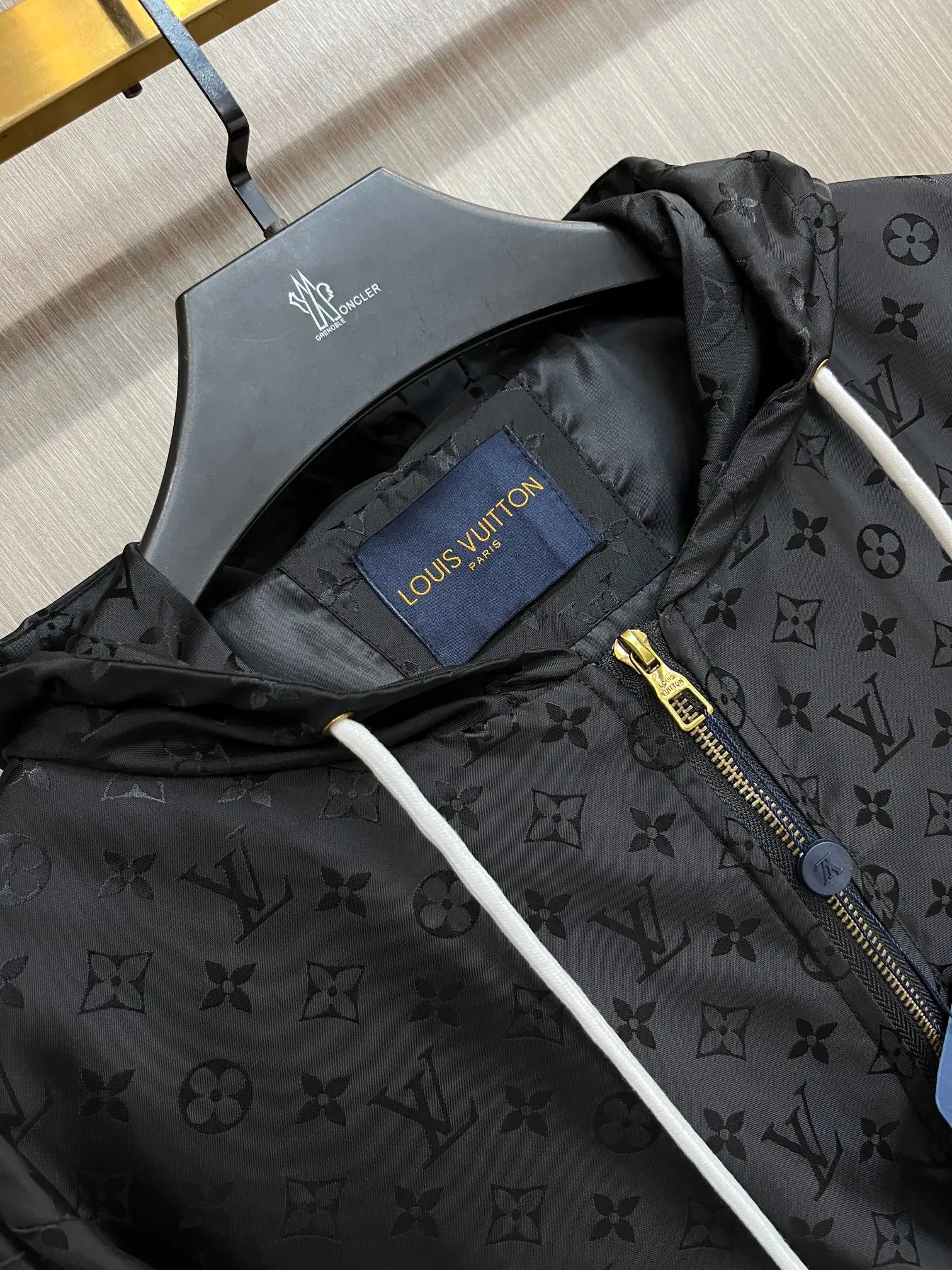 Monogram Jacquard Hooded Windbreaker Jacket D38014399 — view 3