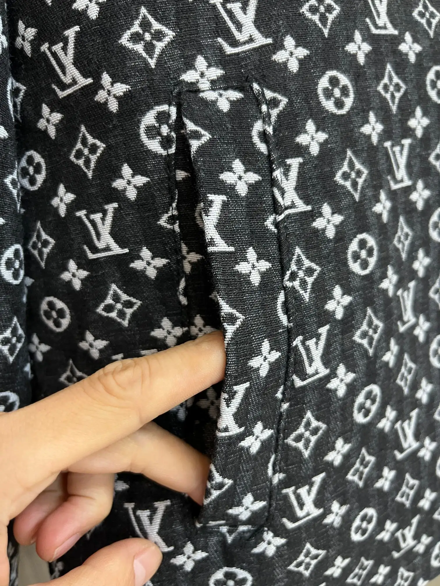 Monogram Print Hooded Windbreaker Jacket D38014308 — view 7