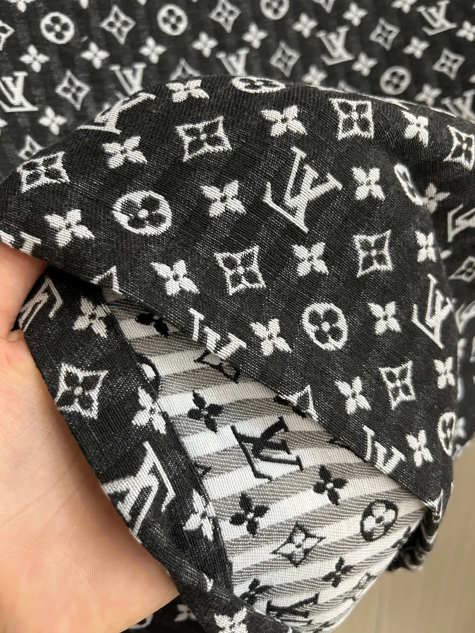 Monogram Print Hooded Windbreaker Jacket D38014308 — view 9