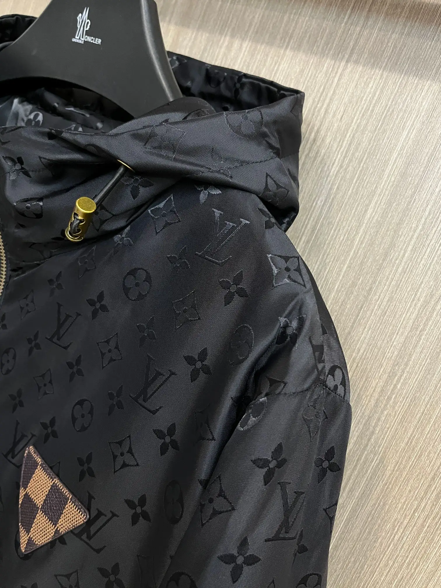 Monogram Jacquard Hooded Windbreaker Jacket D38014400 — view 4