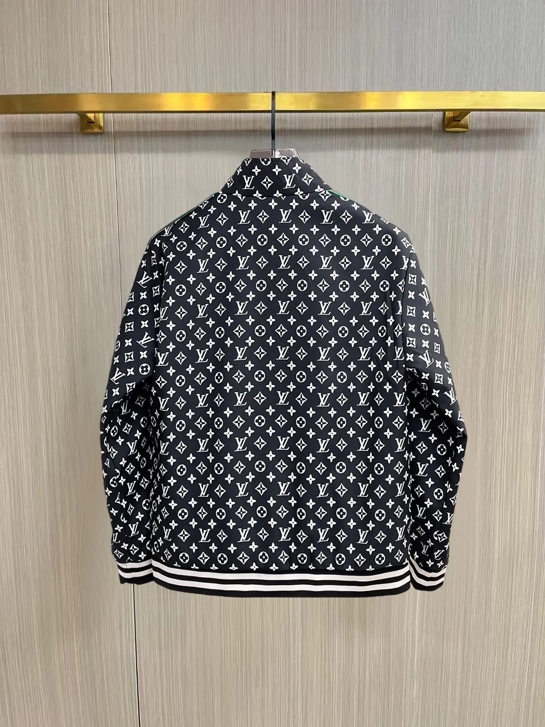 Monogram Print Zip-Up Track Jacket D38014347 — view 2