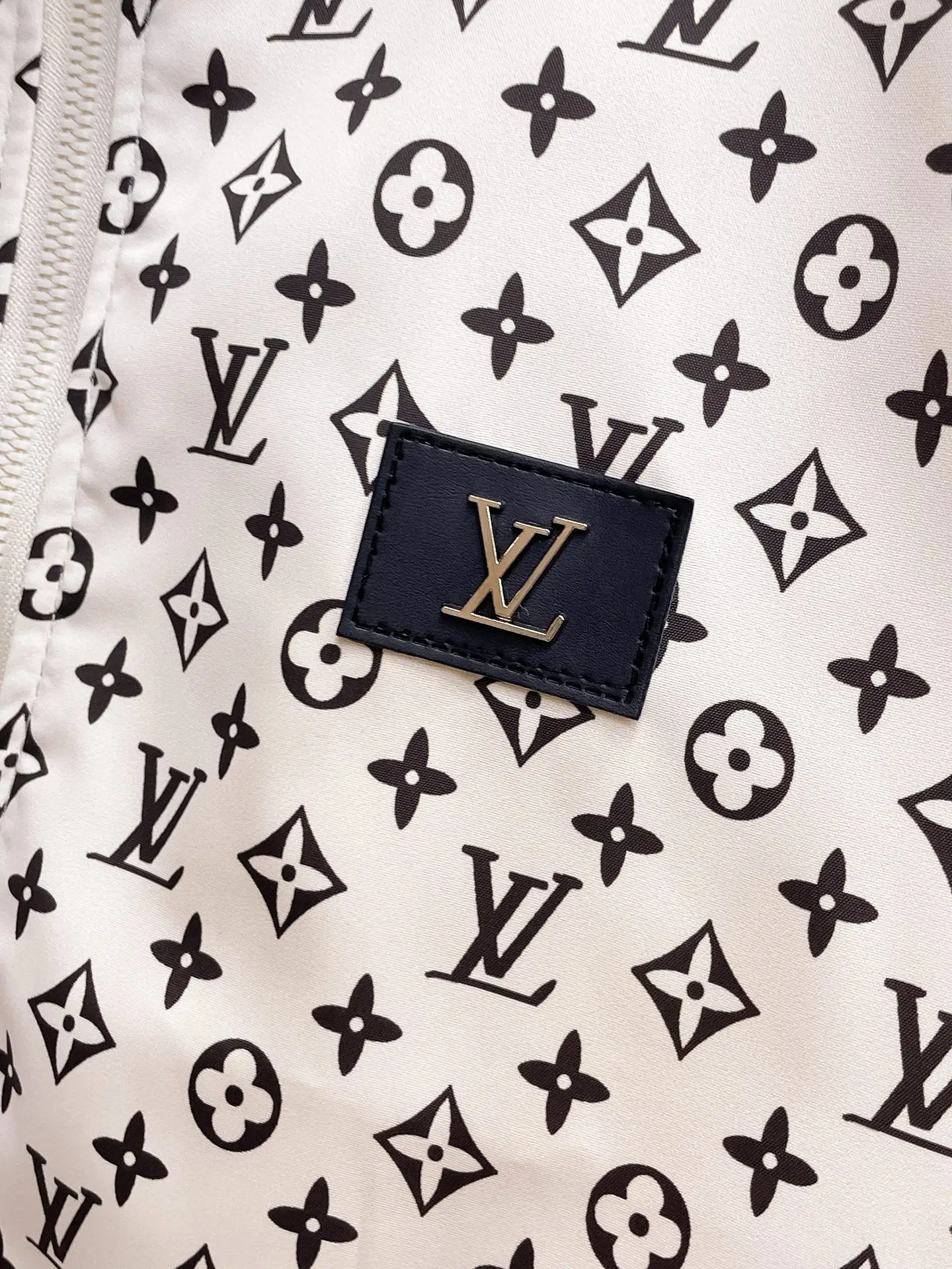 Monogram Print Zip-Up Track Jacket D38014348 — view 7